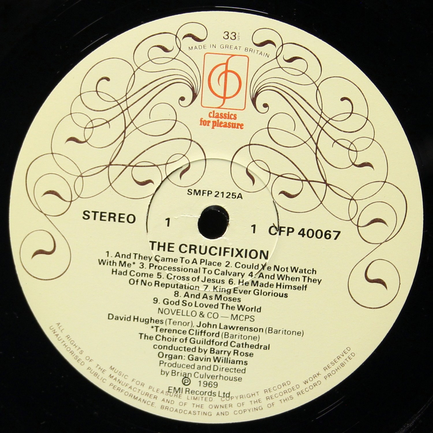 LP Barry Rose — Stainer: Crucifixion фото 2