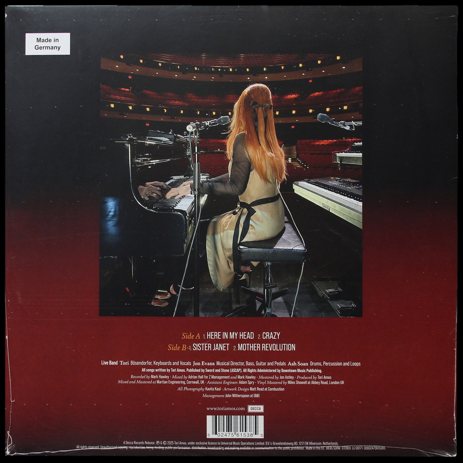 LP Tori Amos — Diving Deeper Live фото 2