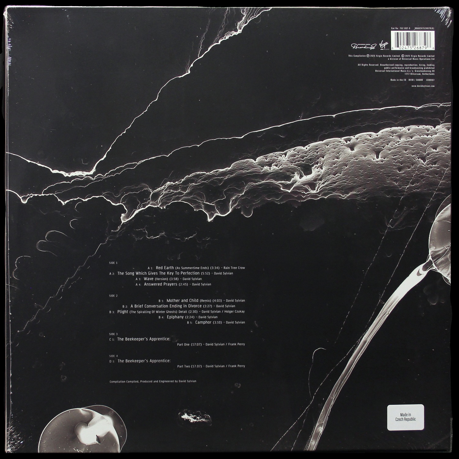 LP David Sylvian — Camphor II (2LP,  цветной винил) фото 2