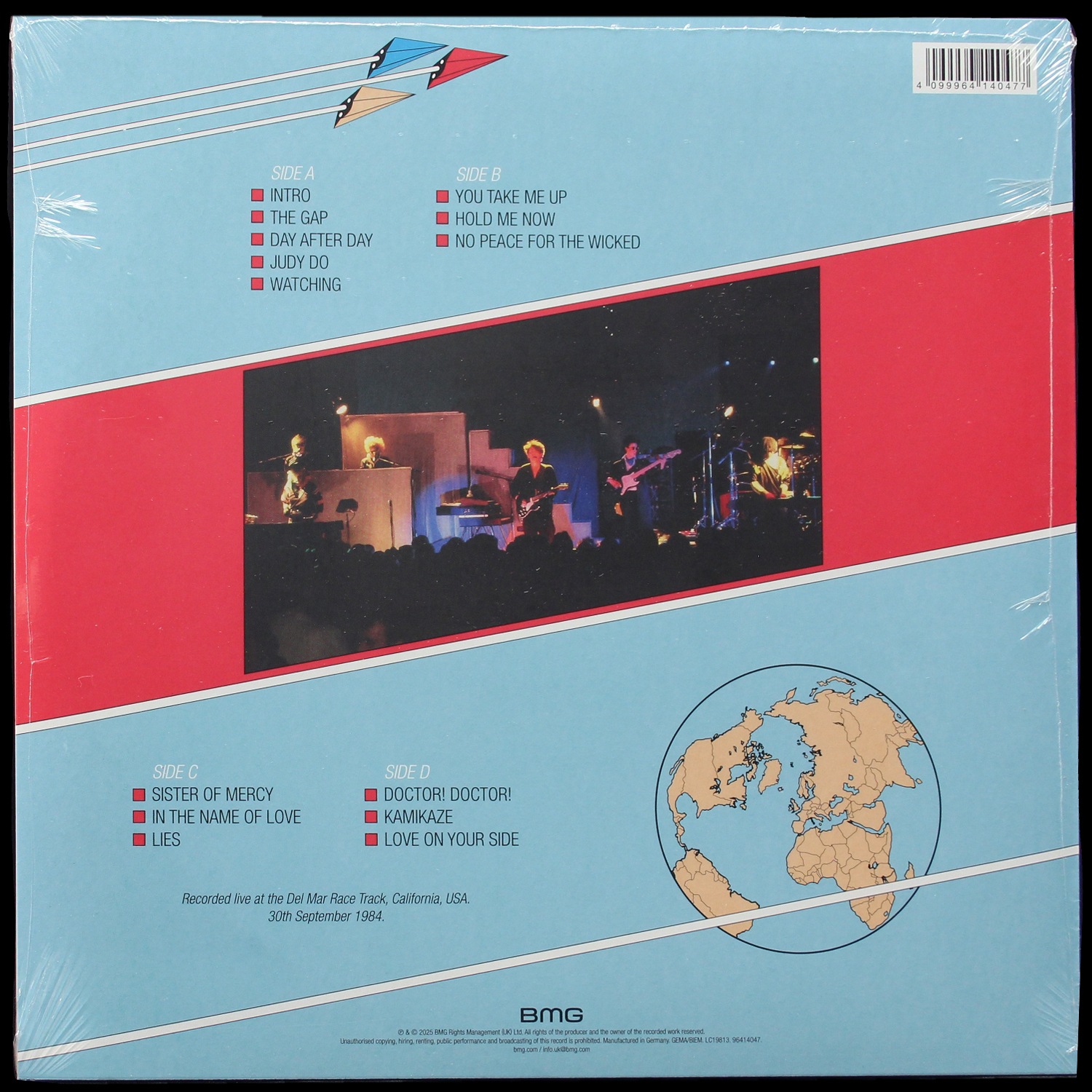 LP Thompson Twins — Into The Gap Live (цветной винил) фото 2