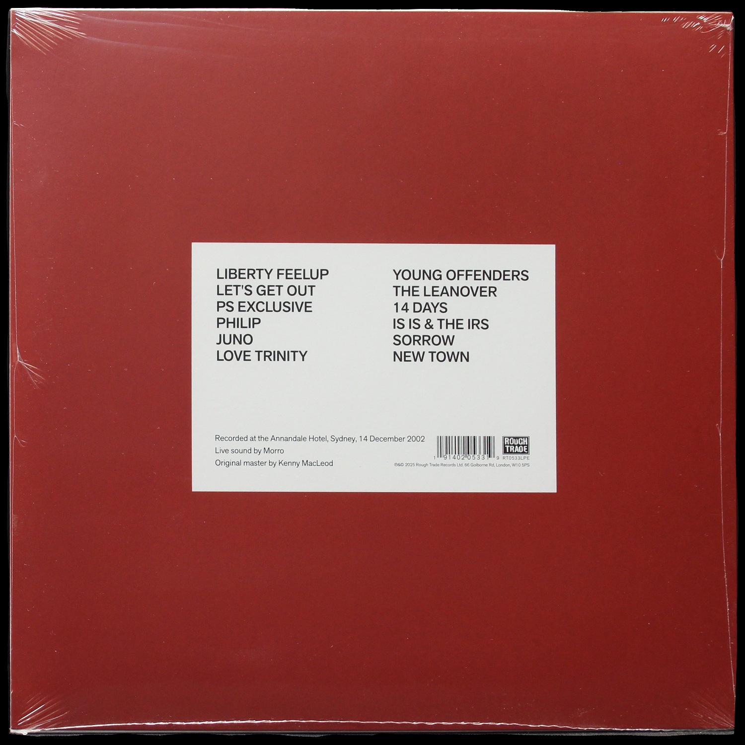 LP Life Without Buildings — Live At The Annandale Hotel (цветной винил) фото 2