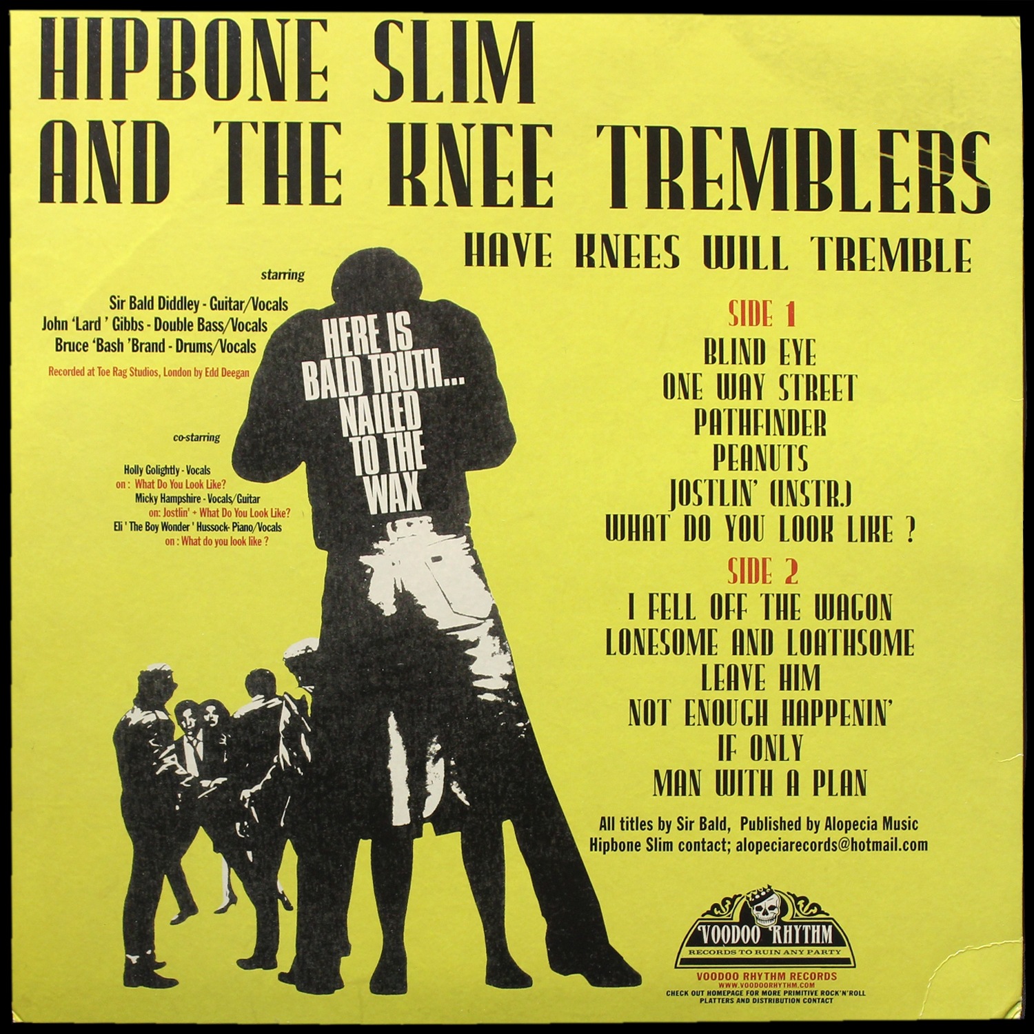LP Hipbone Slim And The Knee Tremblers — Have Knees Will Tremble (+ постер) фото 2