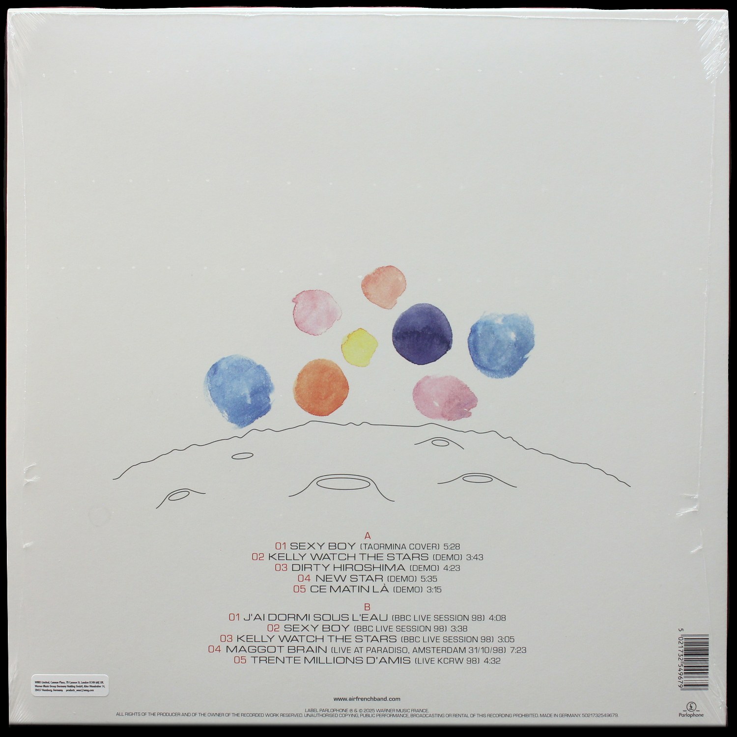 LP Air — Moon Safari Live & Demos (цветной винил) фото 2