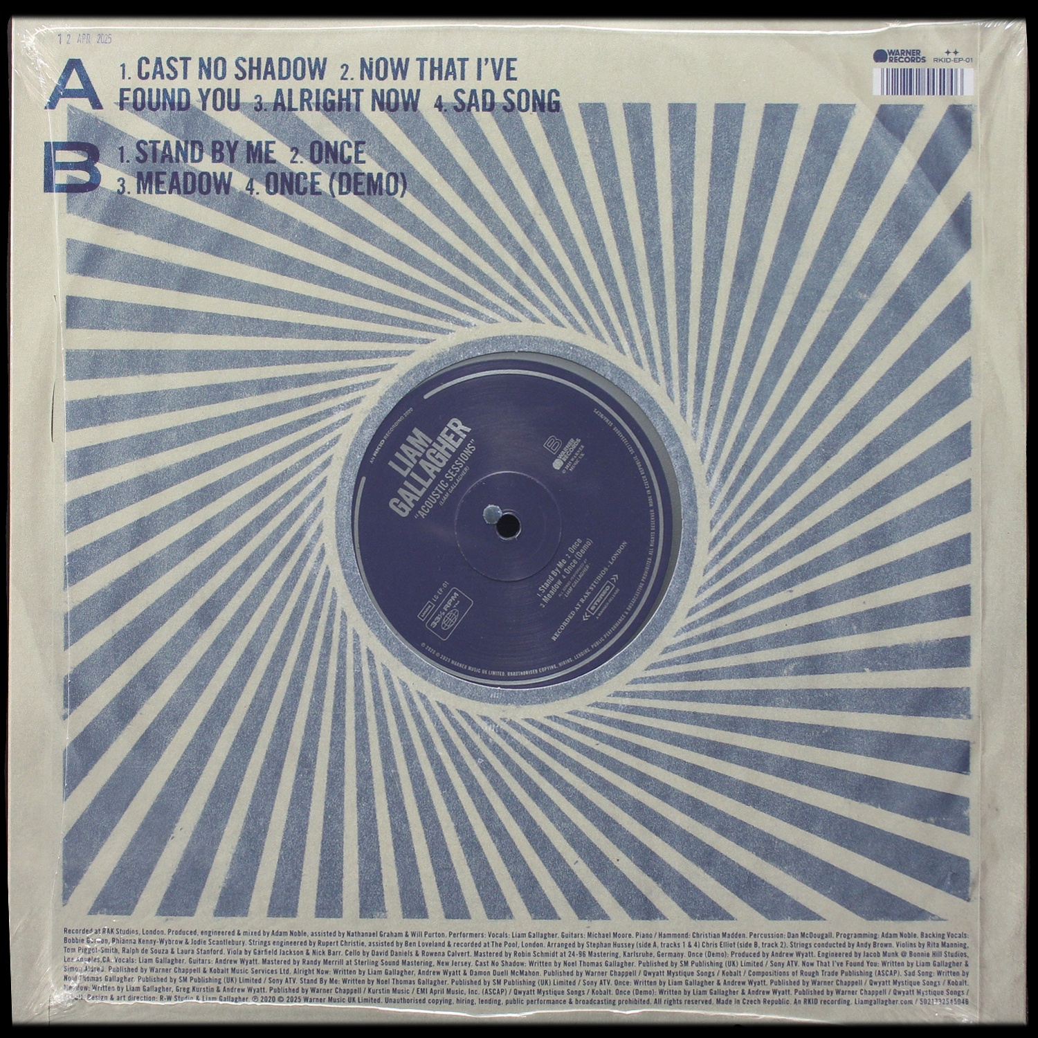 LP Liam Gallagher — Acoustic Sessions (цветной винил) фото 2