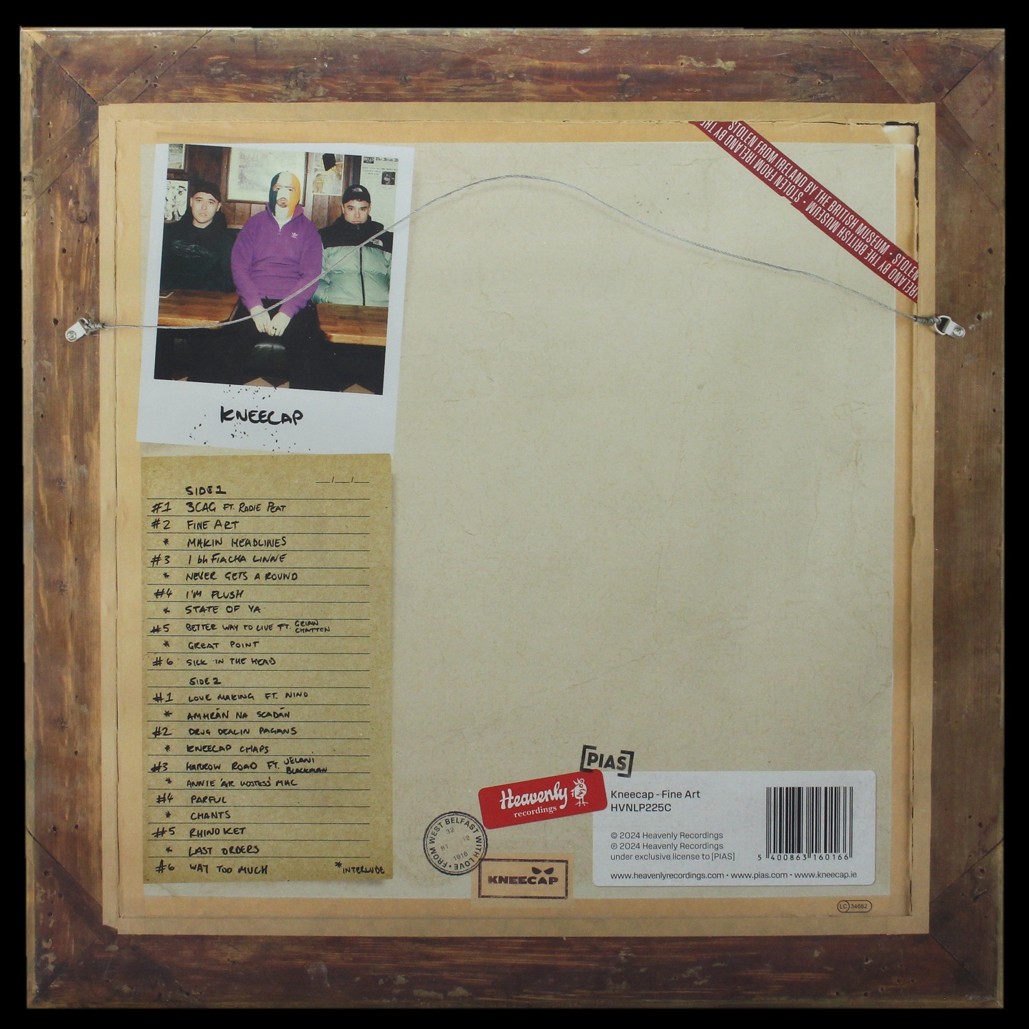 LP Kneecap — Fine Art (цветной винил) фото 2