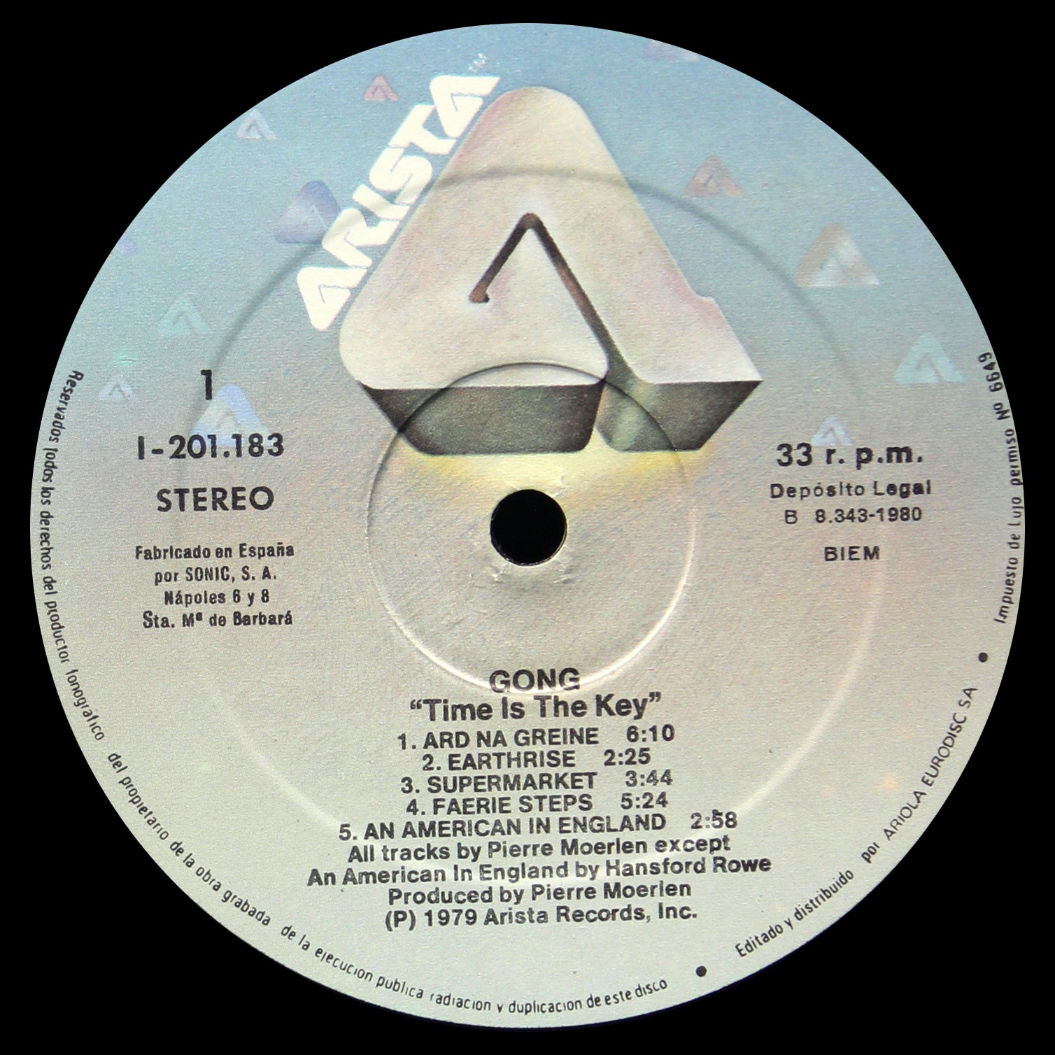 LP Pierre Moerlen's Gong — Time Is The Key фото 3