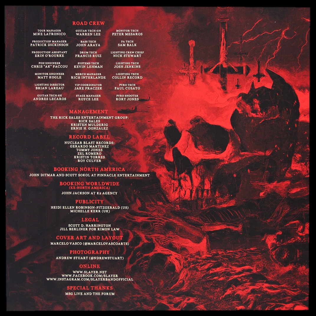 LP Slayer — The Repentless Killogy (Live At The Forum In Inglewood, CA) (2LP) фото 6