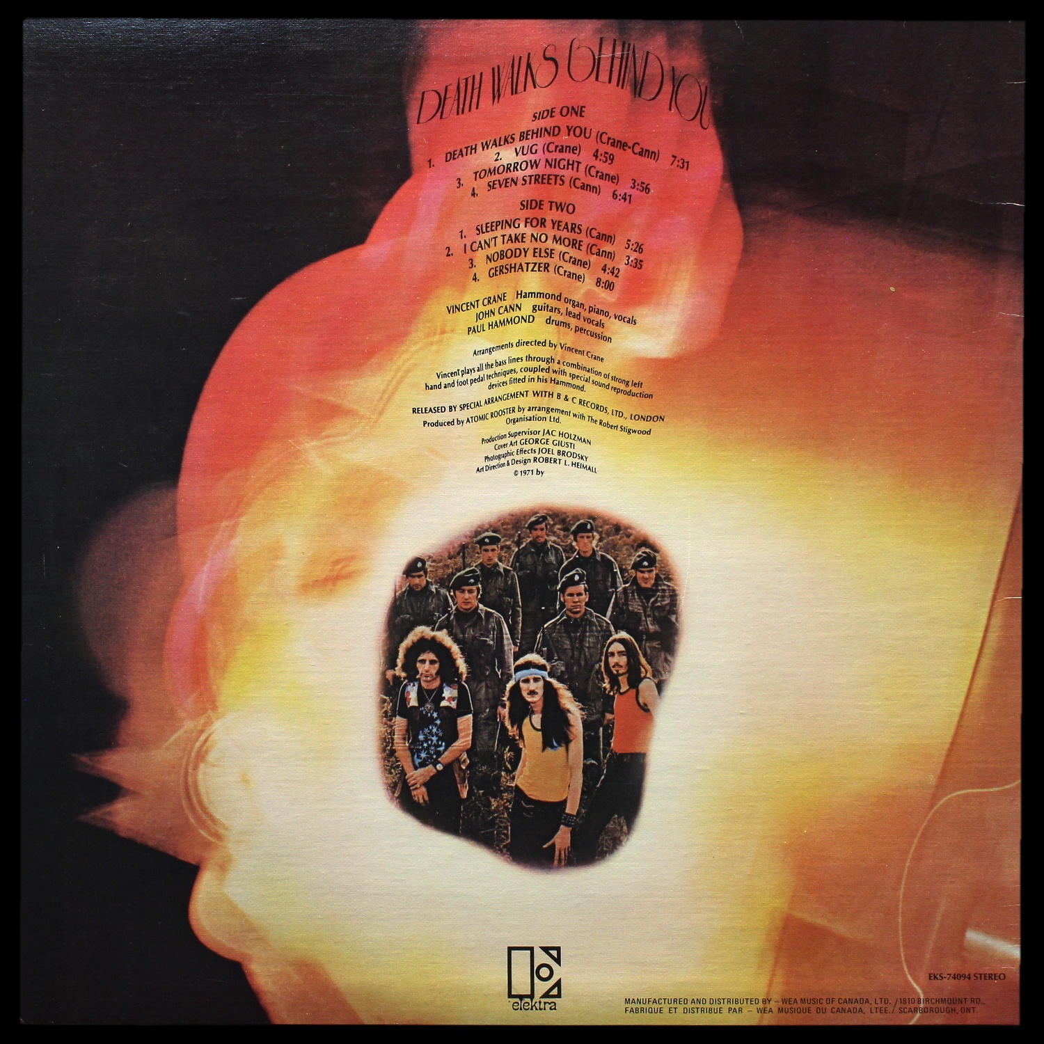 LP Atomic Rooster — Death Walks Behind You фото 2