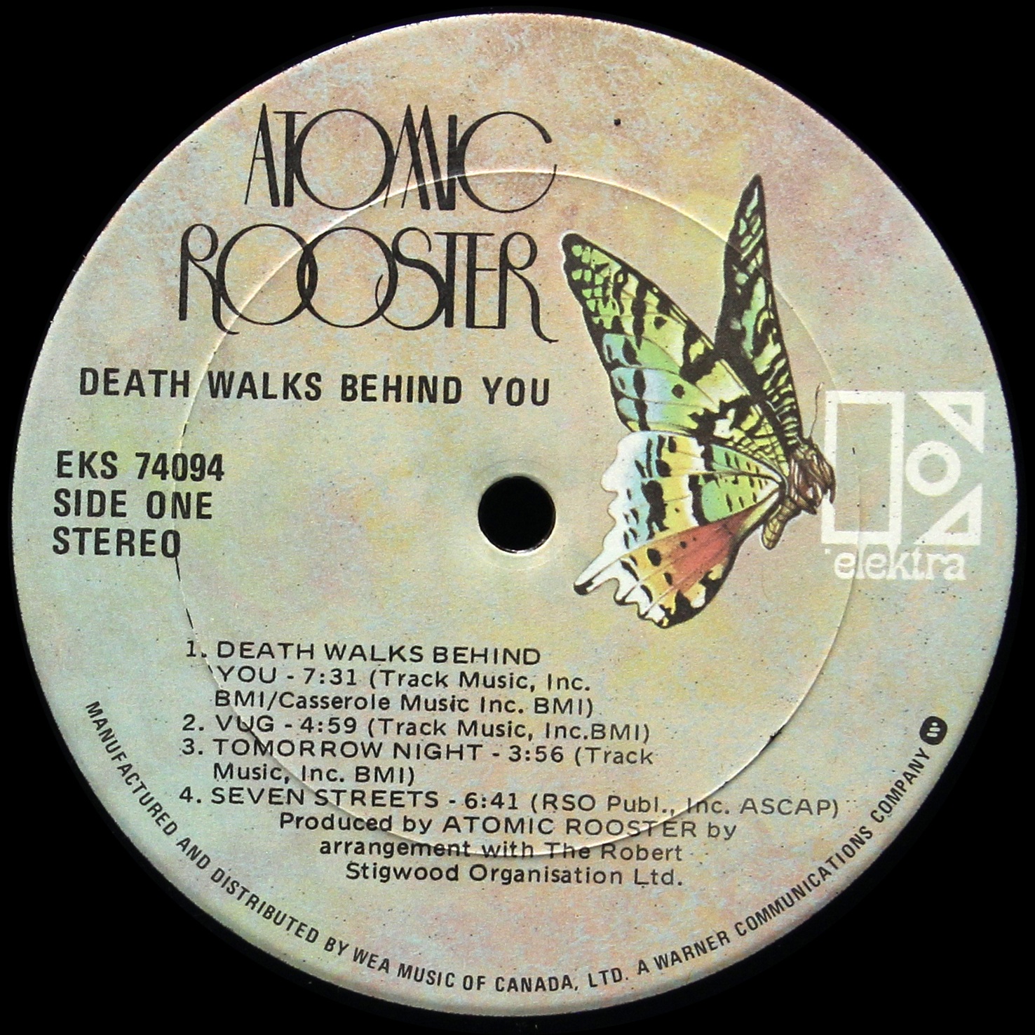 LP Atomic Rooster — Death Walks Behind You фото 3