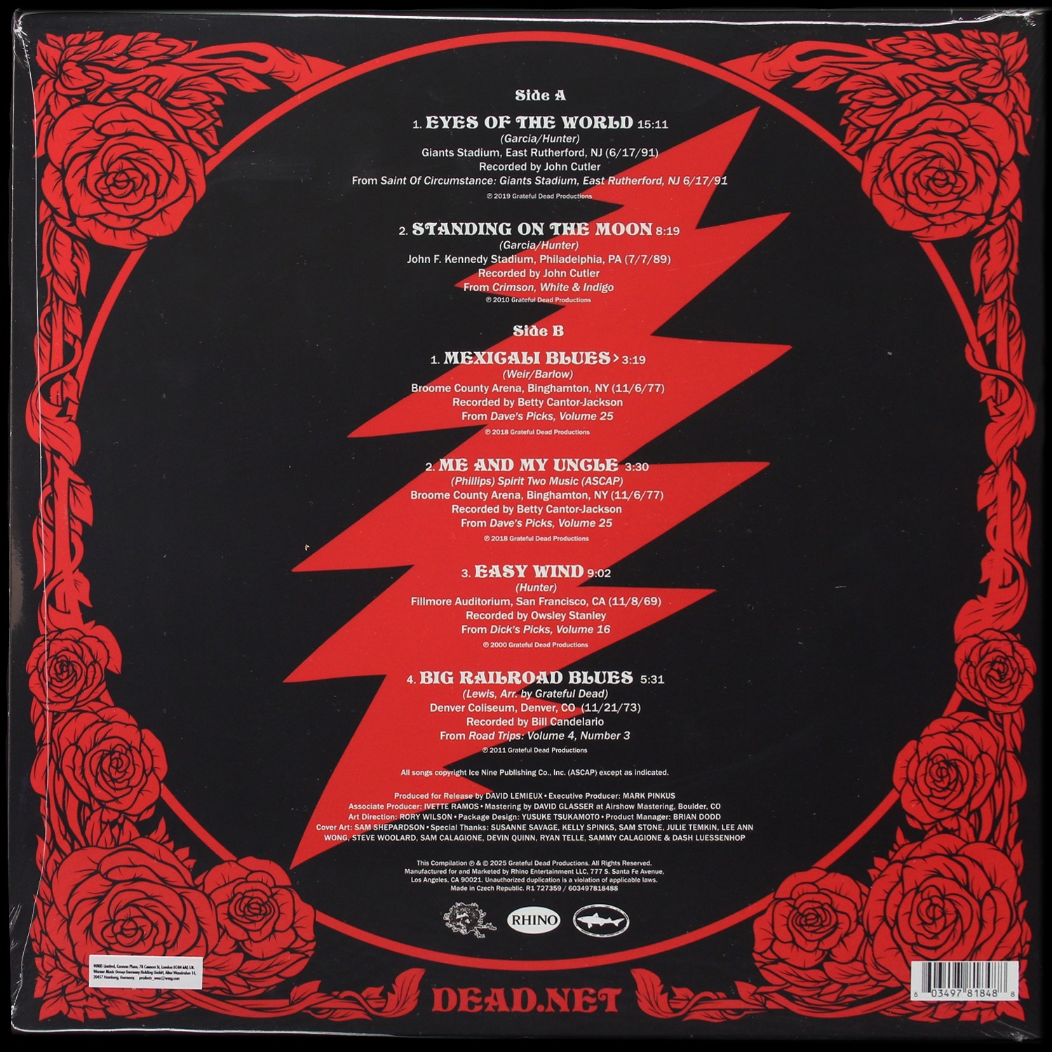 LP Grateful Dead — On A Back Porch, Vol. 1 фото 2