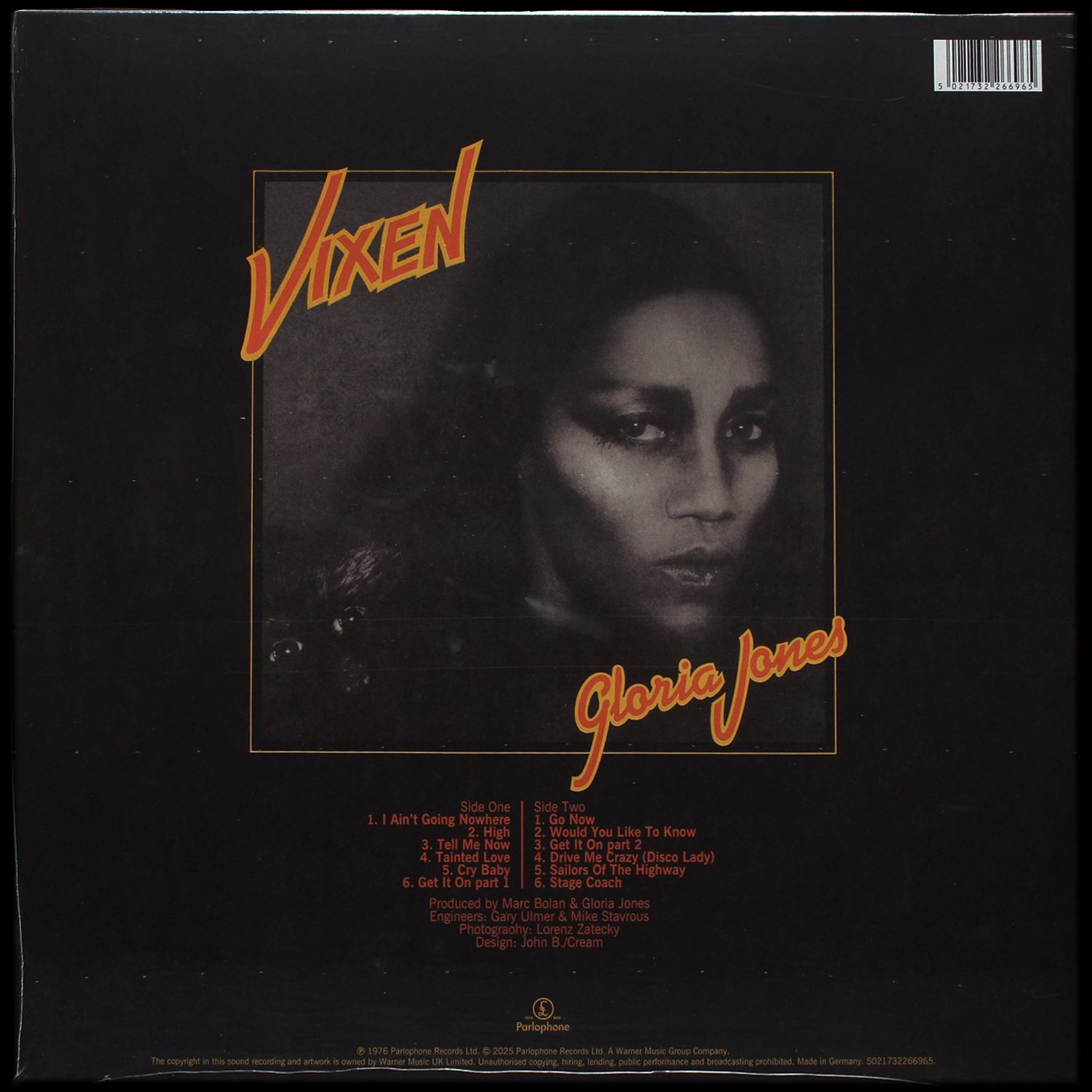 LP Gloria Jones — Vixen фото 2