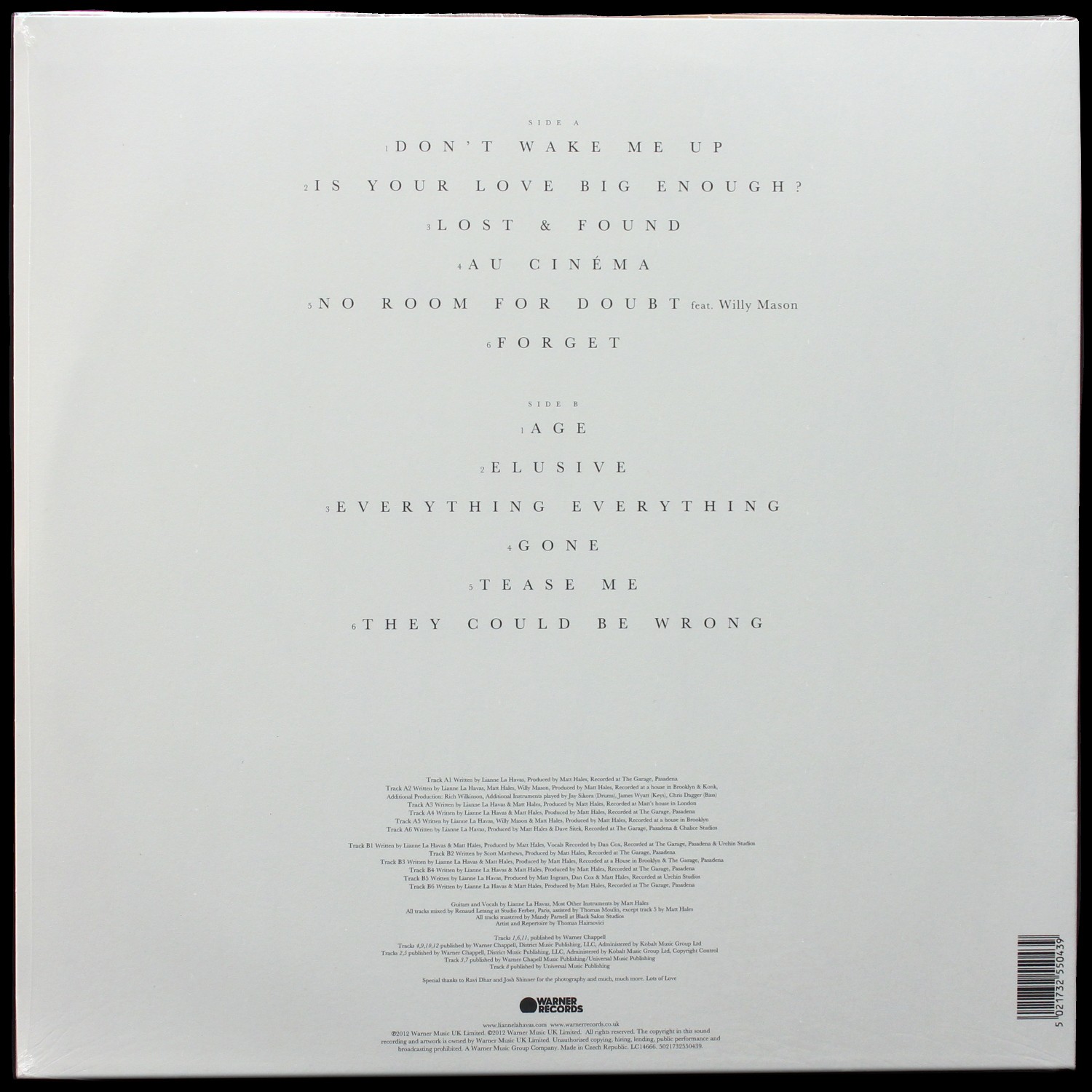 LP Lianne La Havas — Is Your Love Big Enough? (цветной винил) фото 2