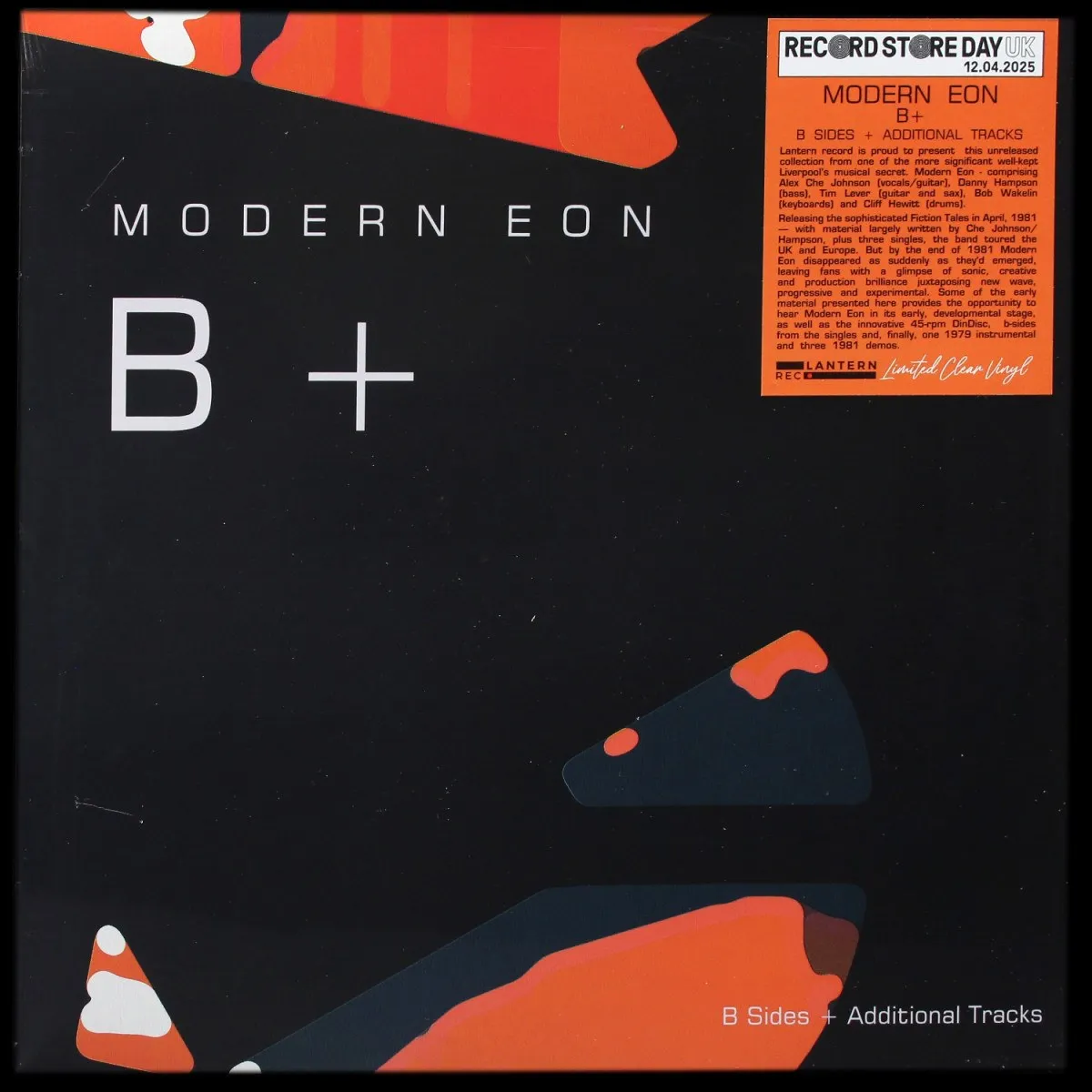 LP Modern Eon — B + (B Sides + Additional Tracks) (цветной винил) фото