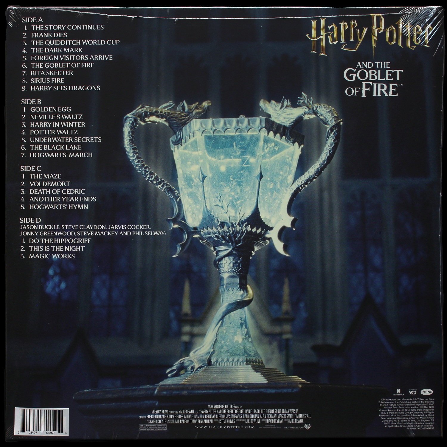 LP Patrick Doyle — Harry Potter And The Goblet Of Fire (Original Motion Picture Soundtrack) (2LP,  цветной винил) фото 2