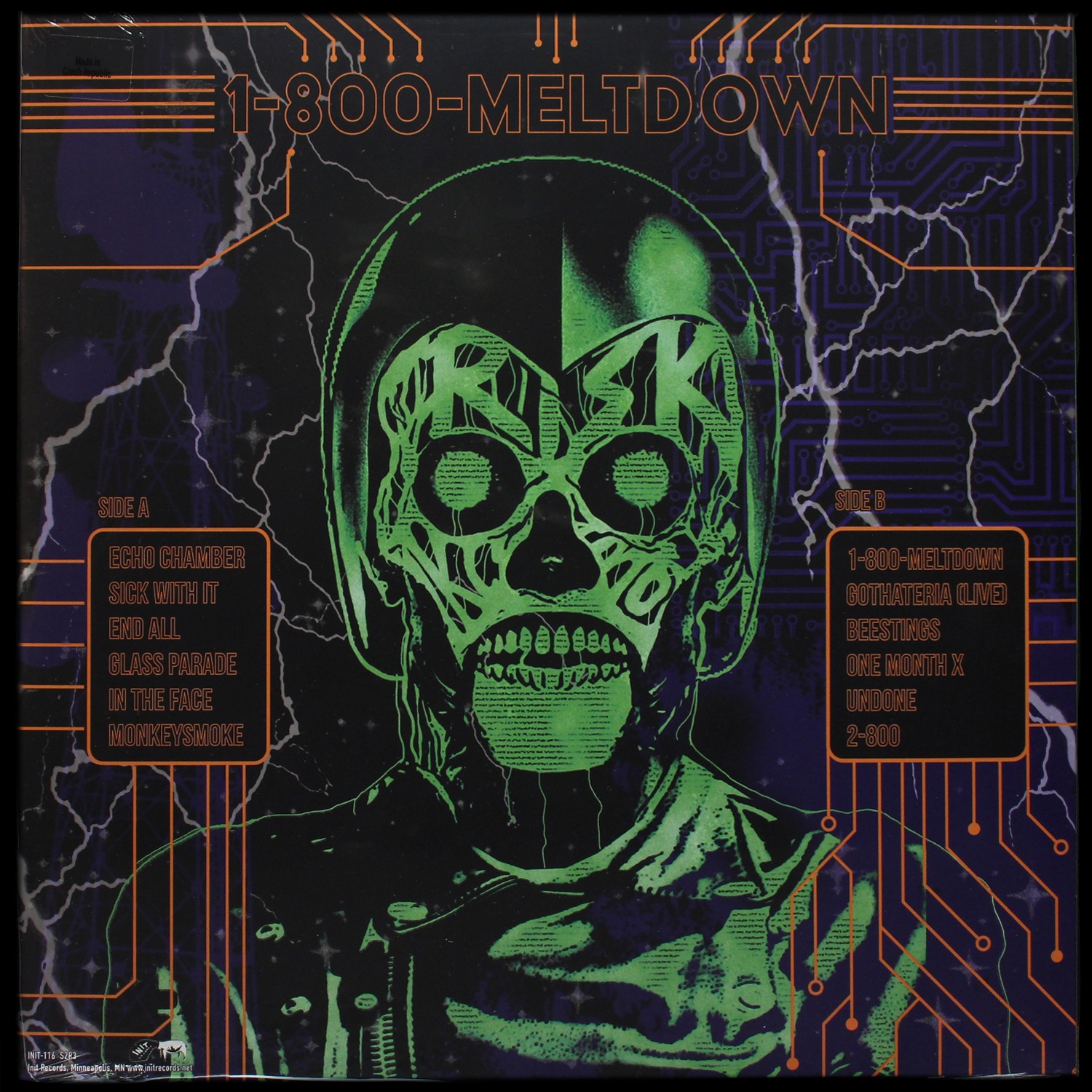 LP Season To Risk — 1-800-MELTDOWN (цветной винил) фото 2