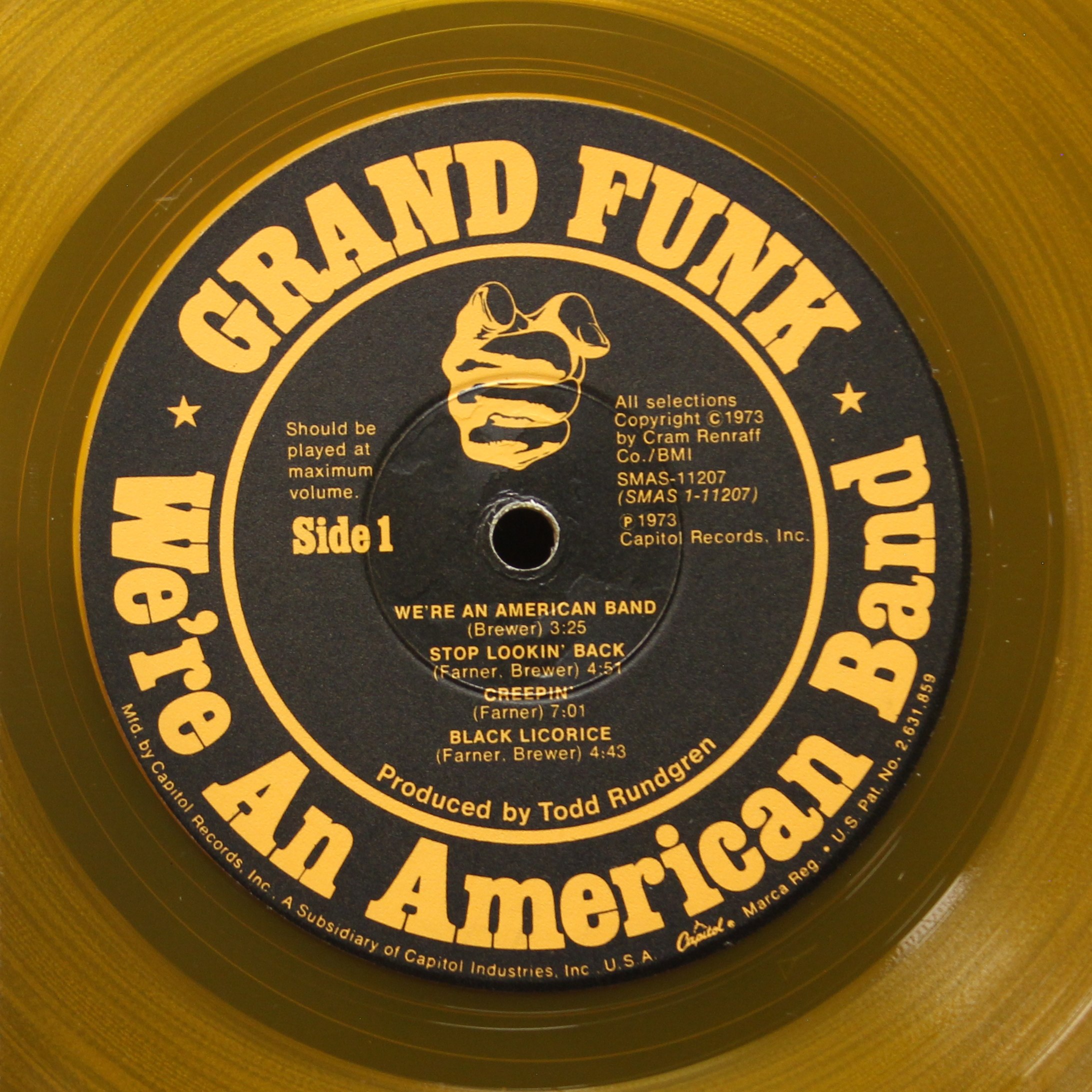 LP Grand Funk — We're An American Band (цветной винил) фото 5