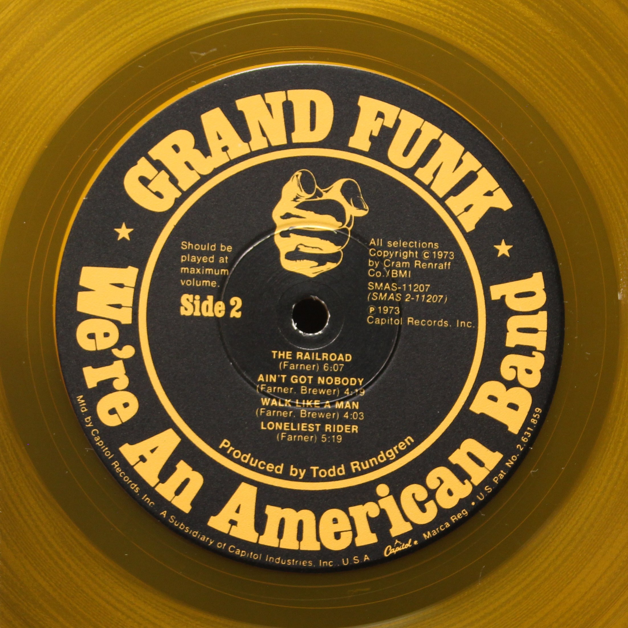 LP Grand Funk — We're An American Band (цветной винил) фото 6
