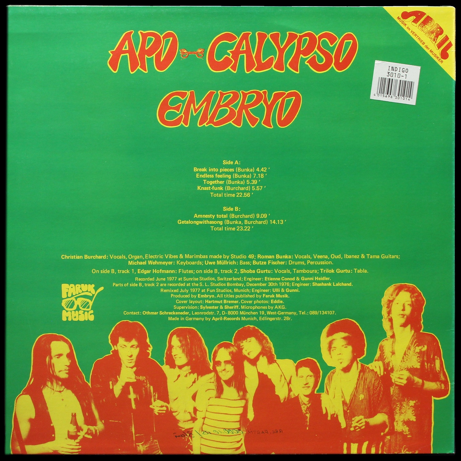 LP Embryo — Apo Calypso фото 2