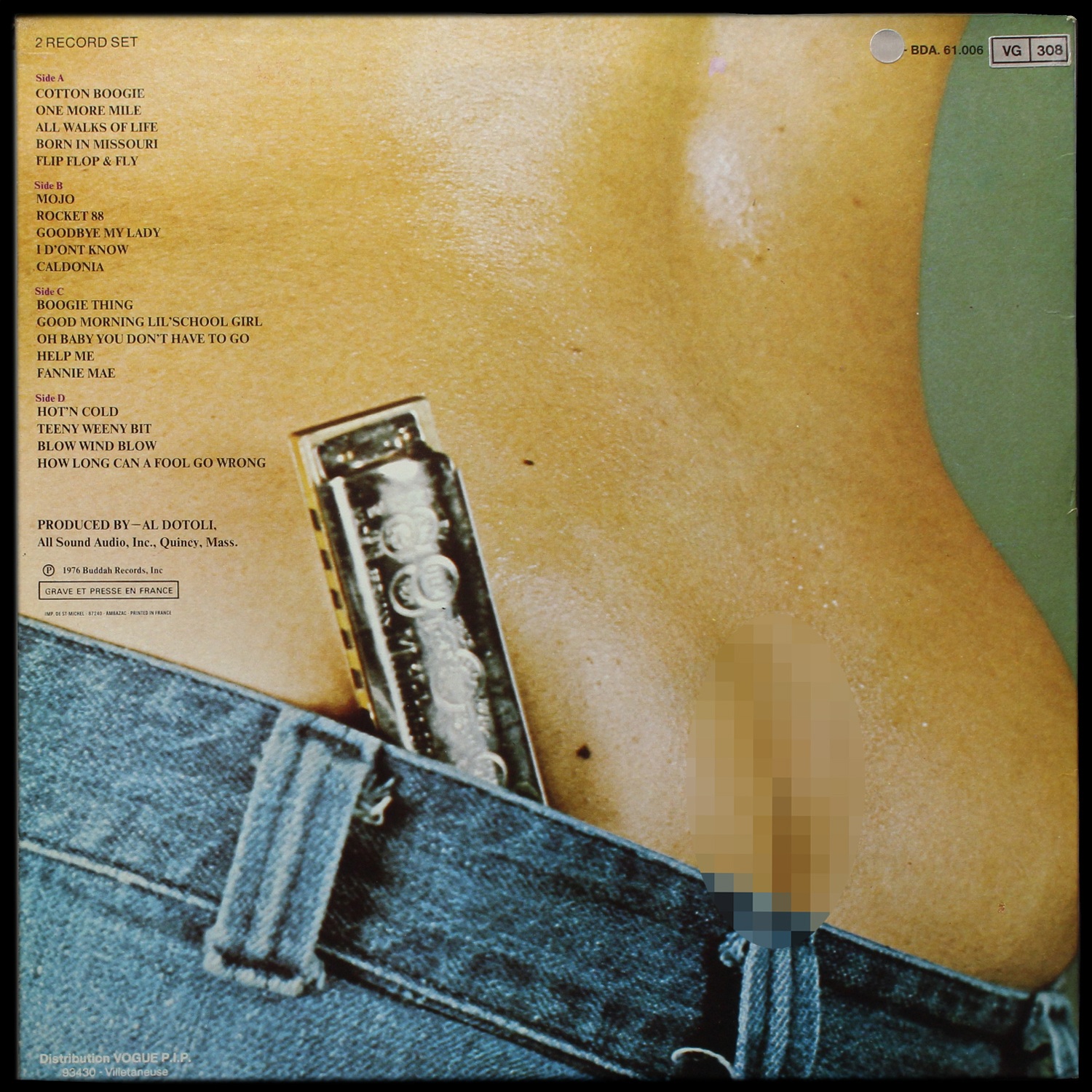 LP James Cotton Band — Live & On The Move (2LP) фото 2