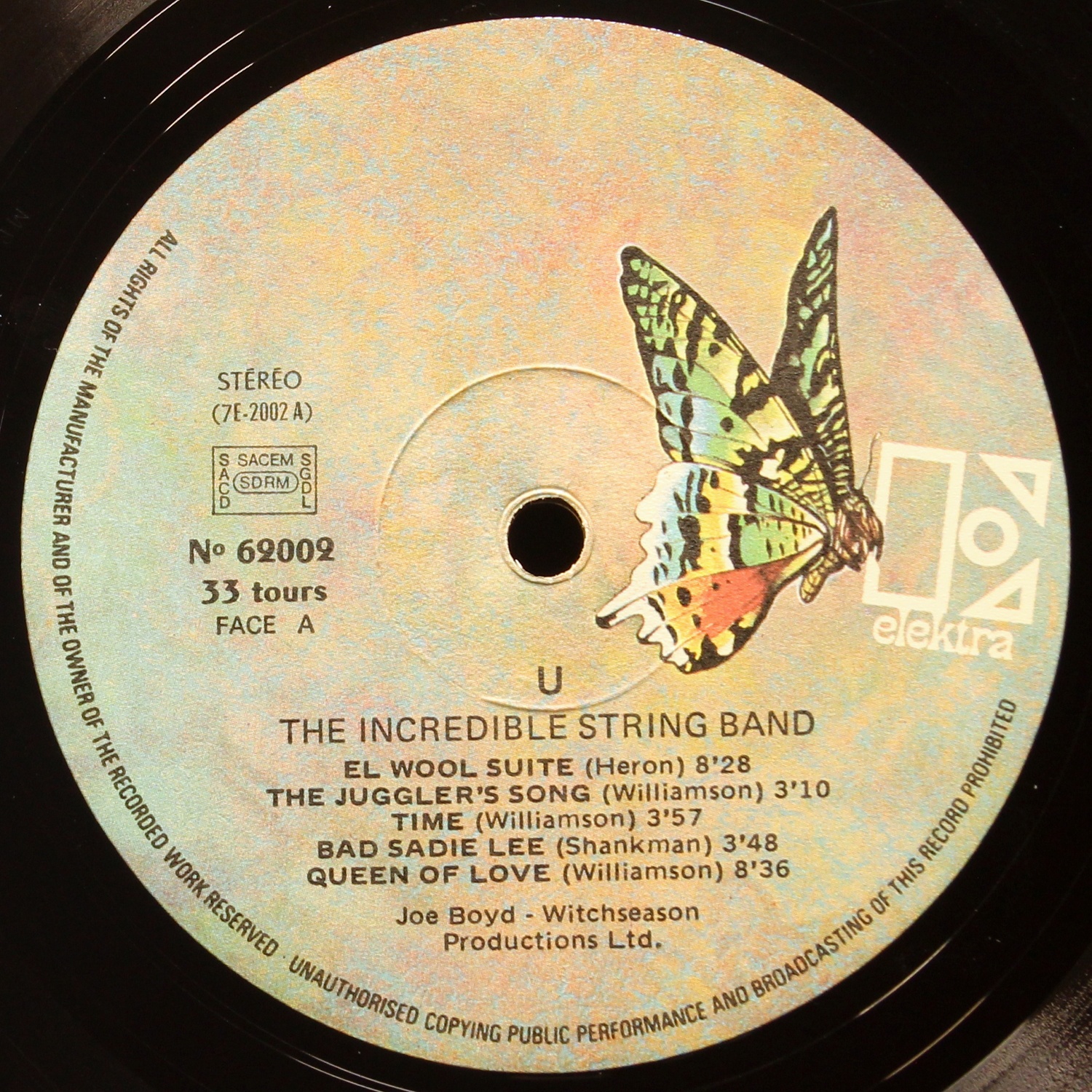 LP Incredible String Band — U (2LP) фото 3