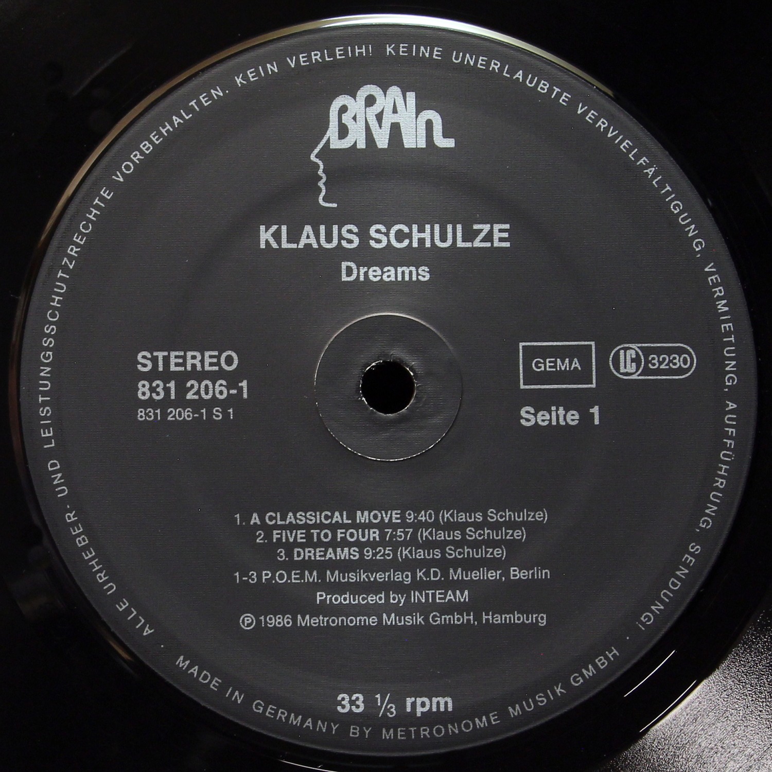 LP Klaus Schulze — Dreams фото 3