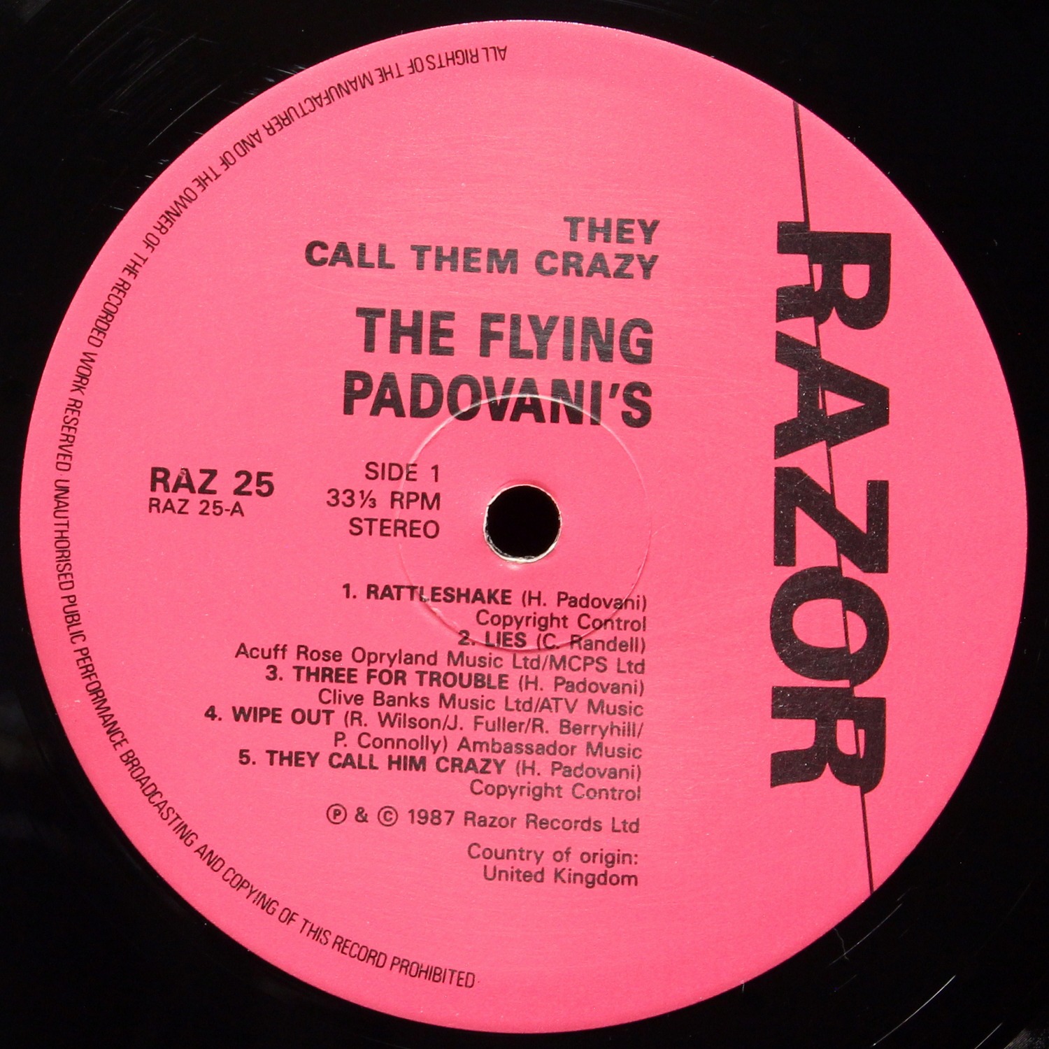 LP Flying Padovani's — They Call Them Crazy фото 3