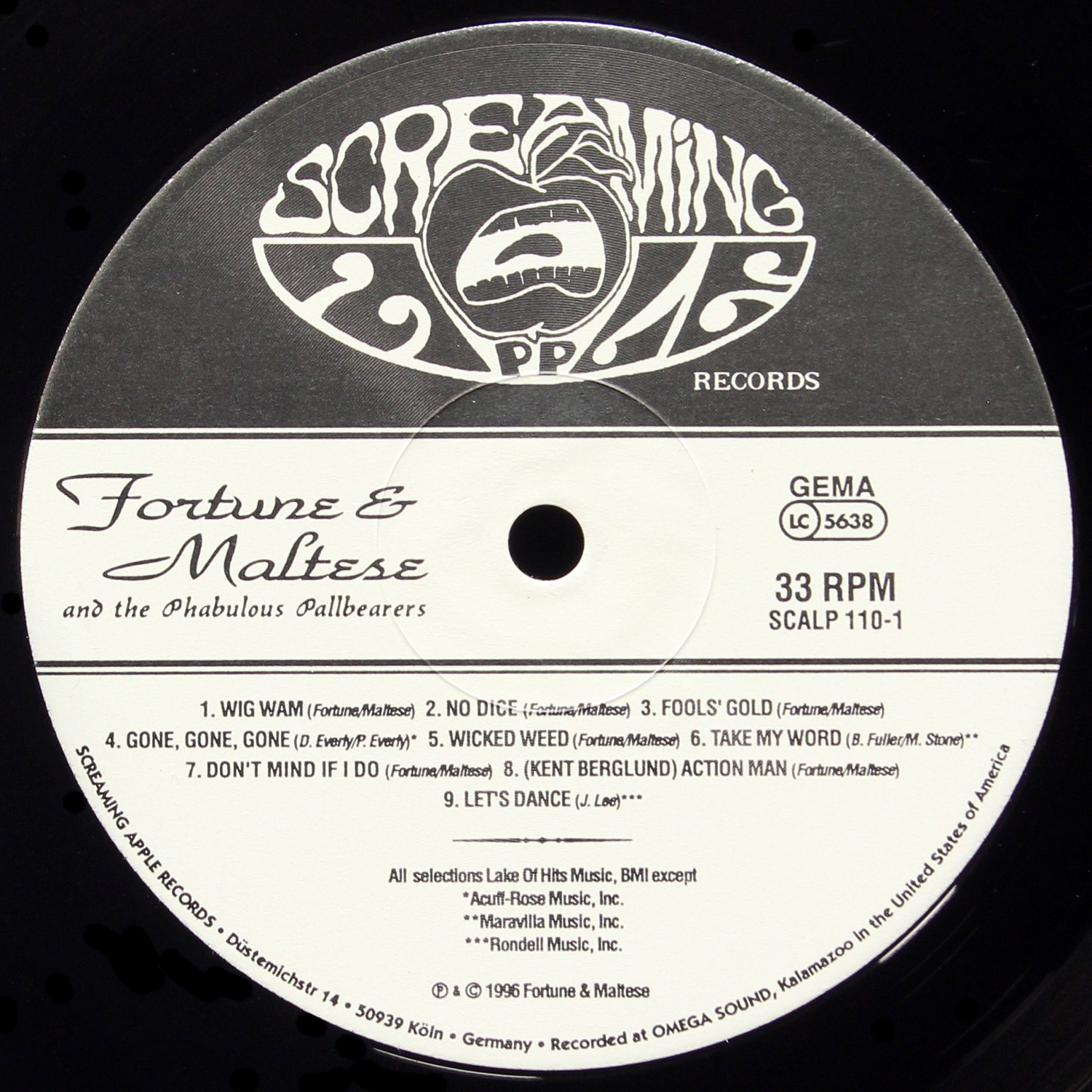 LP Fortune And Maltese — Fortune & Maltese And The Phabulous Pallbearers фото 3