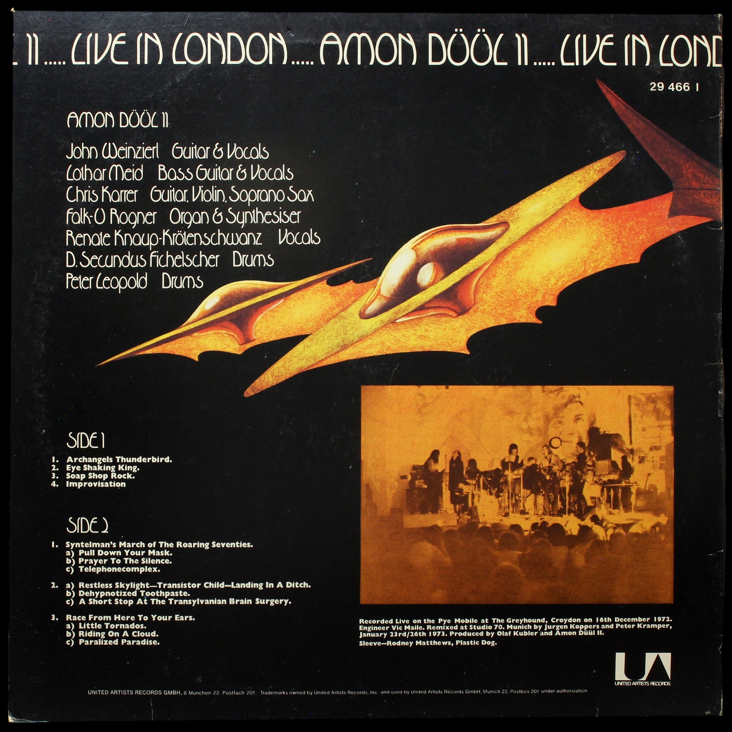 LP Amon Duul II — Live In London фото 2