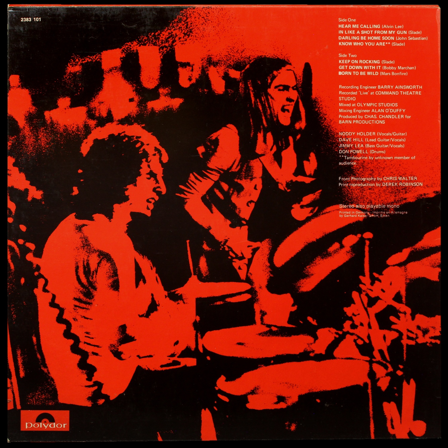 LP Slade — Slade Alive! фото 3