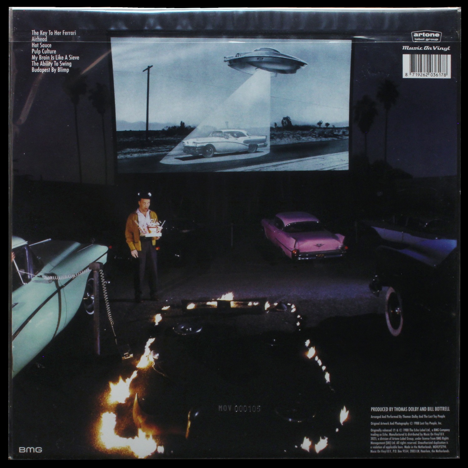 LP Thomas Dolby — Aliens Ate My Buick (цветной винил) фото 2