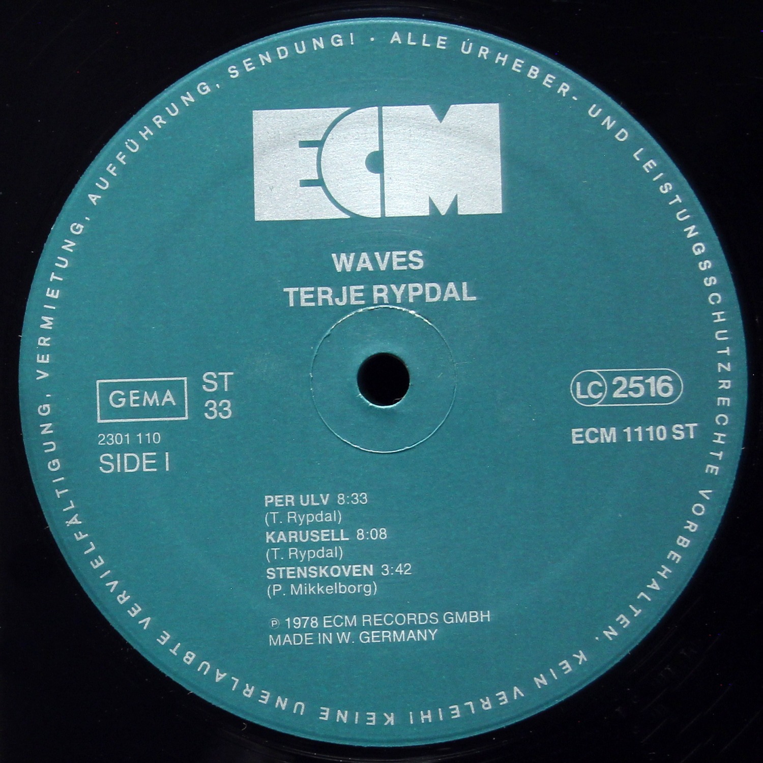 LP Terje Rypdal — Waves фото 3