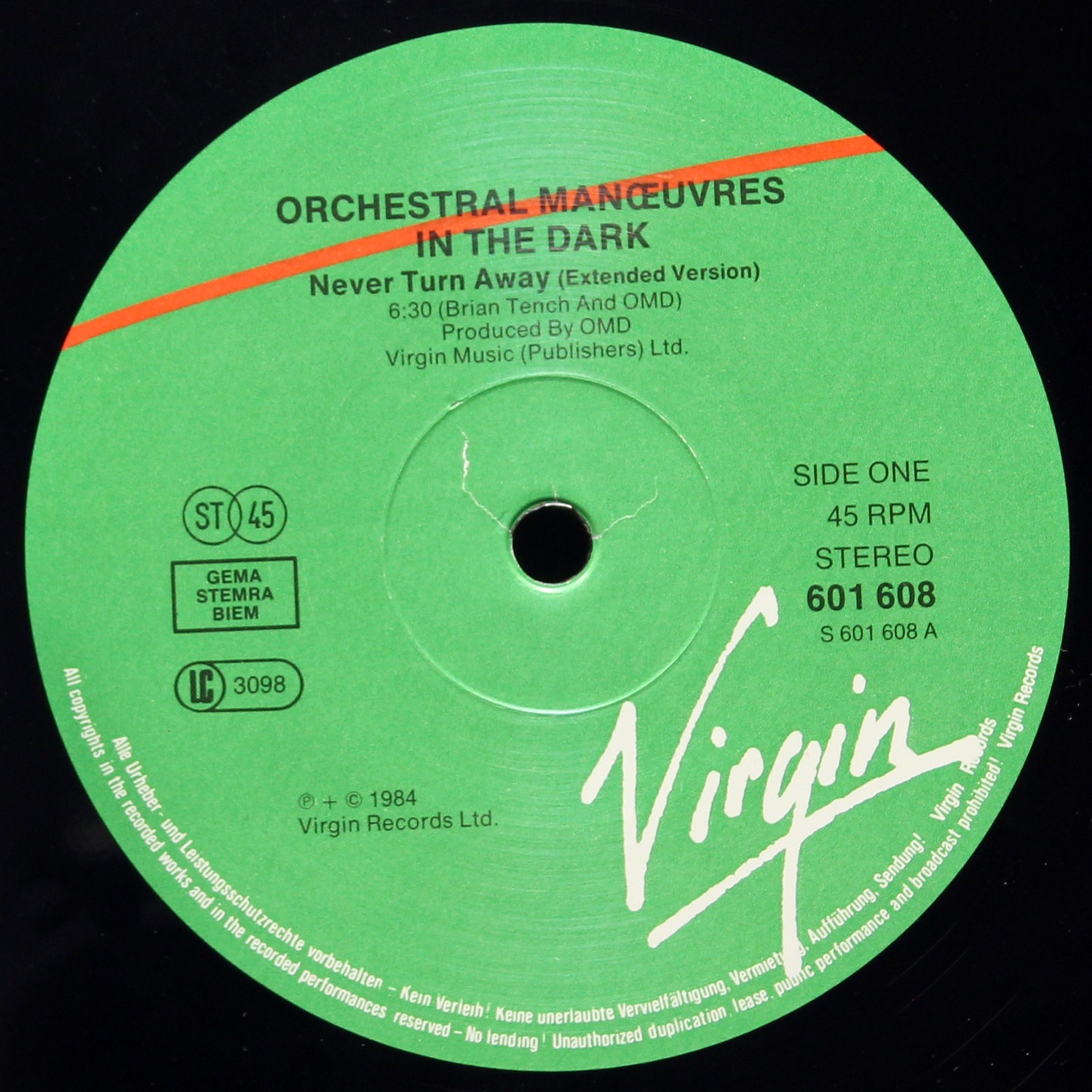 LP Orchestral Manoeuvres In The Dark — Never Turn Away (Extended) (сингл) фото 2