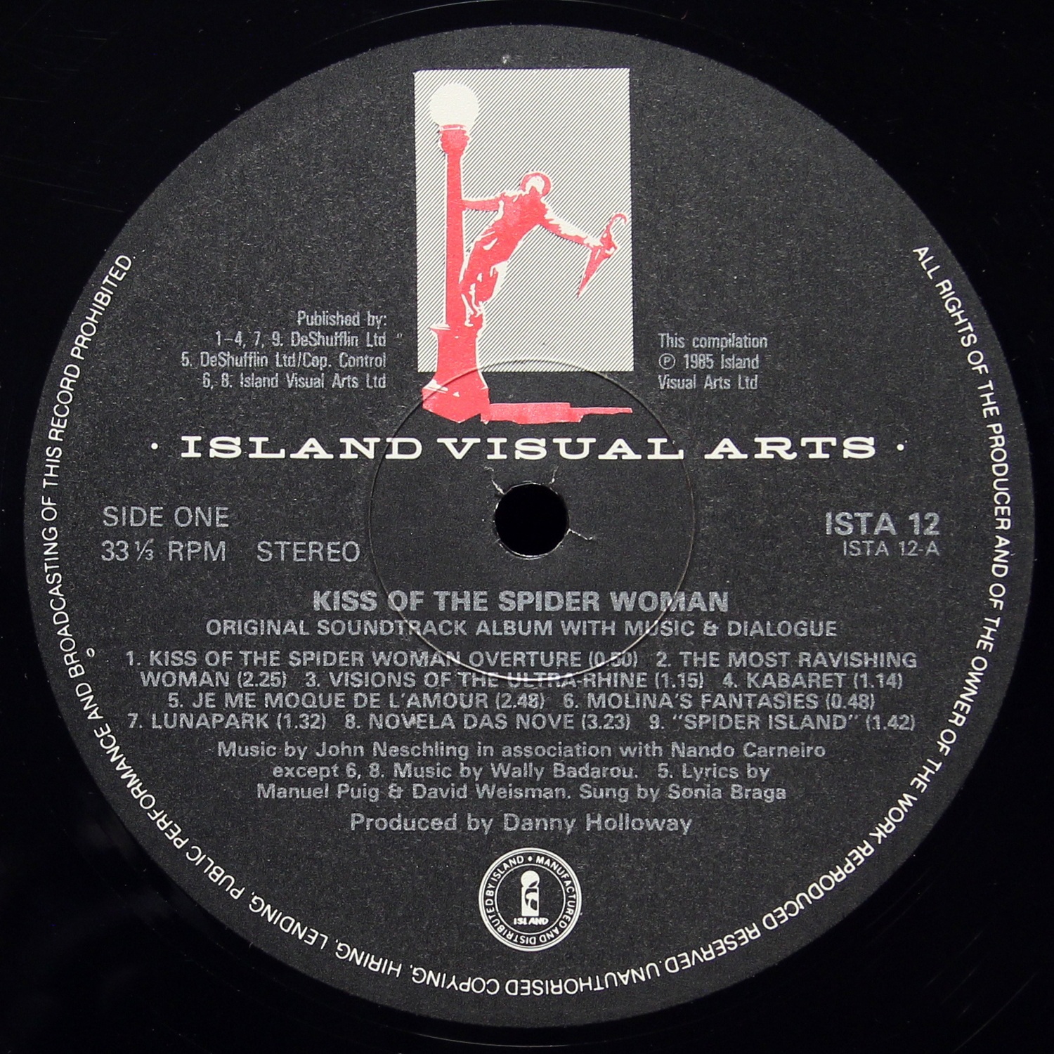 LP John Neschling — Kiss Of The Spider Woman (Original Soundtrack With Music & Dialogue) фото 2