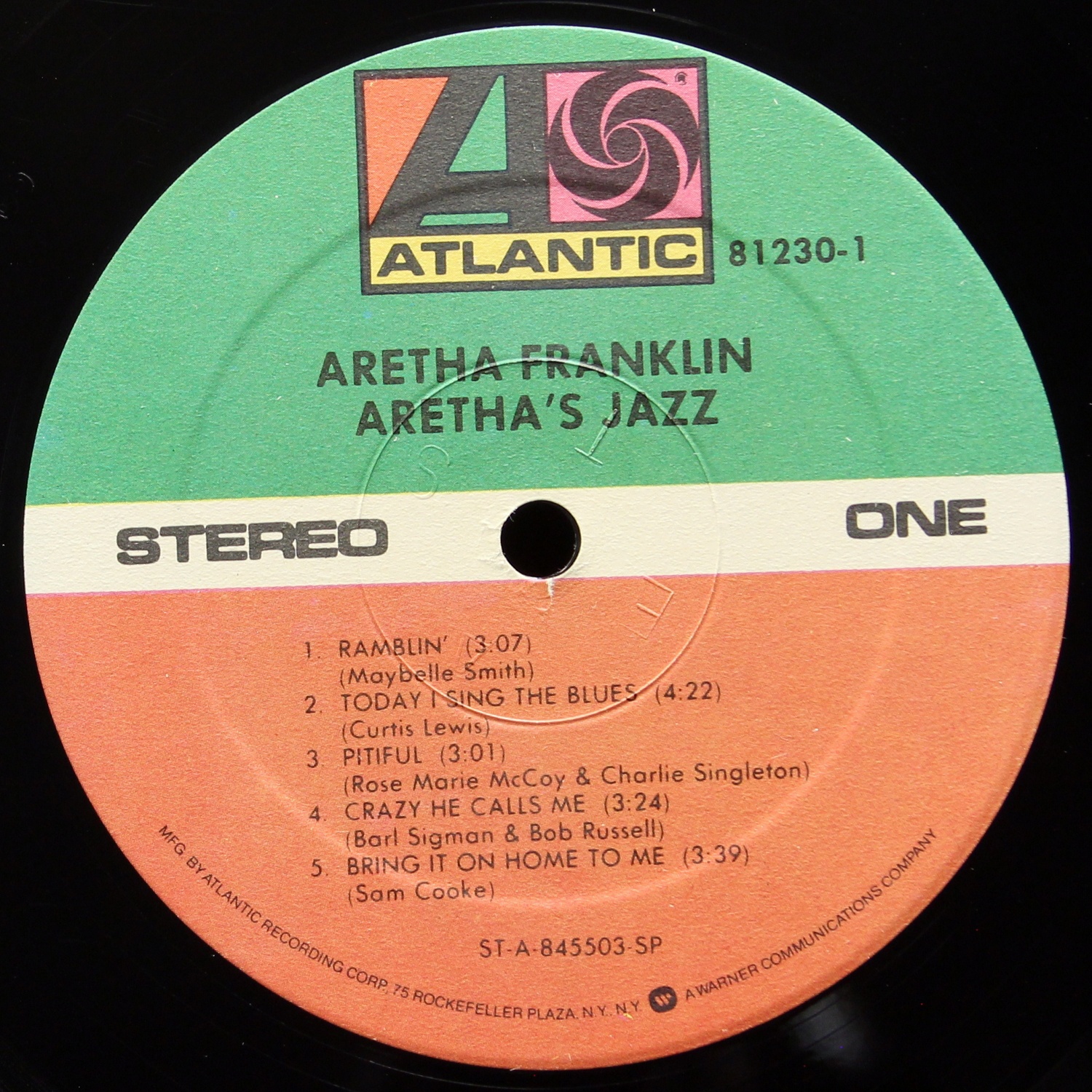 LP Aretha Franklin — Aretha's Jazz фото 3