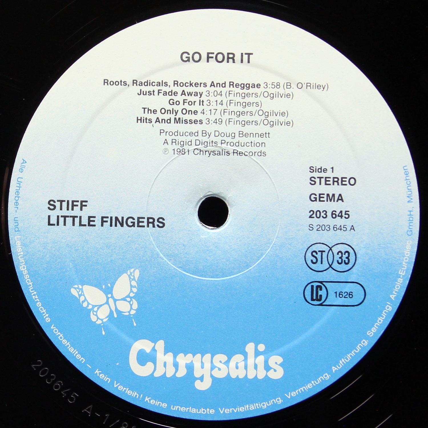 LP Stiff Little Fingers — Go For It фото 3