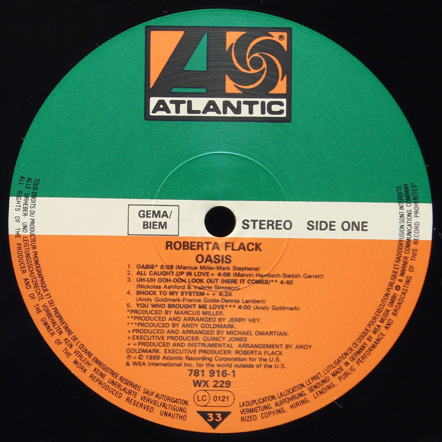 LP Roberta Flack — Oasis фото 3