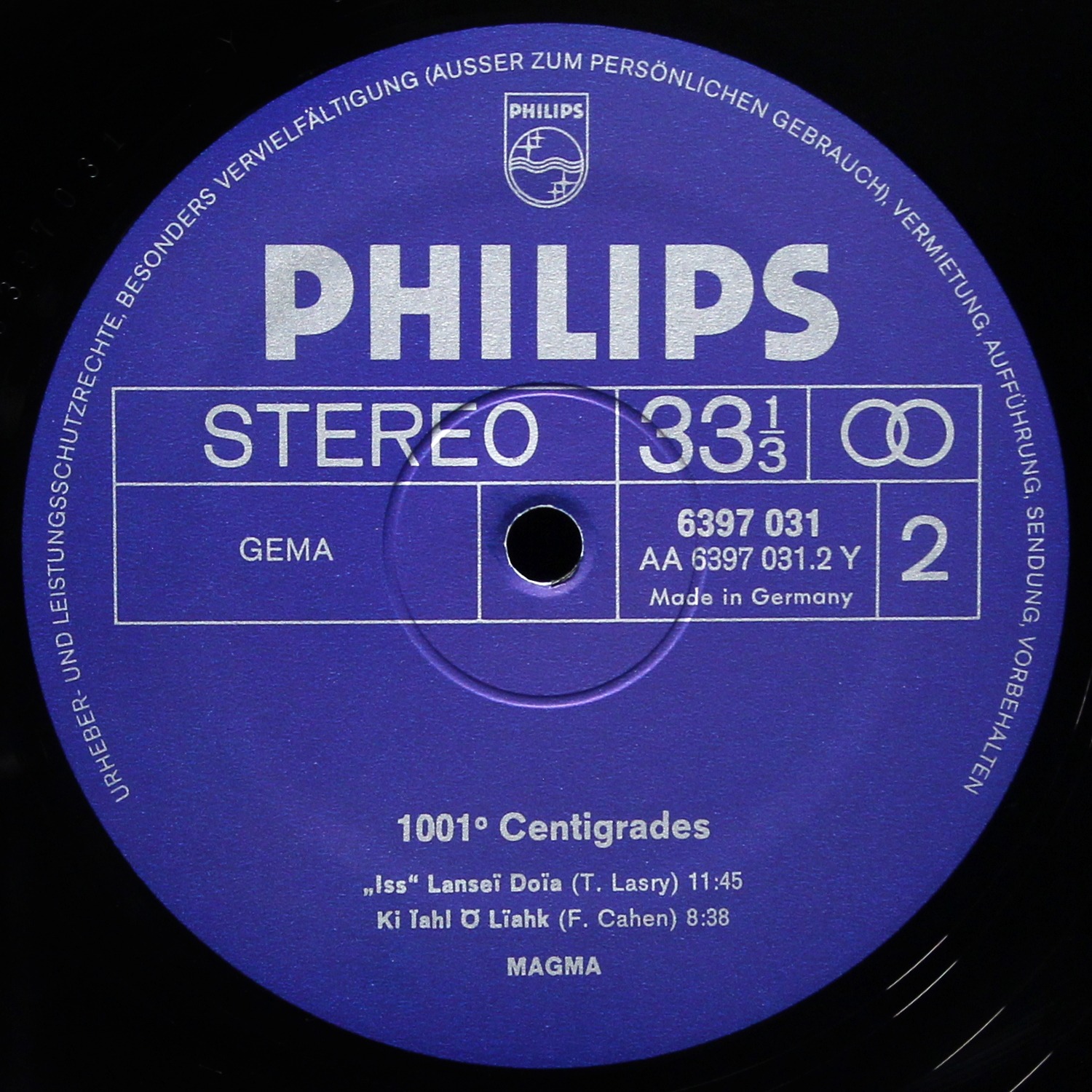 LP Magma — 1001 Centigrades фото 4
