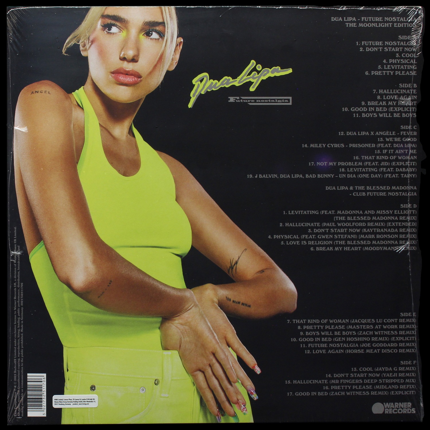 LP Dua Lipa — Future Nostalgia (3LP,  цветной винил) фото 2