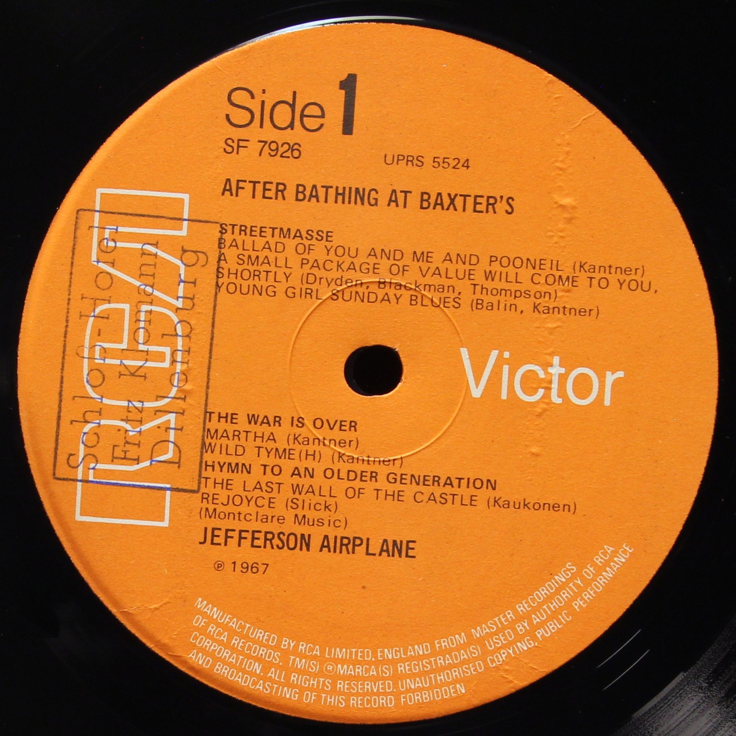 LP Jefferson Airplane — After Bathing At Baxter's фото 3