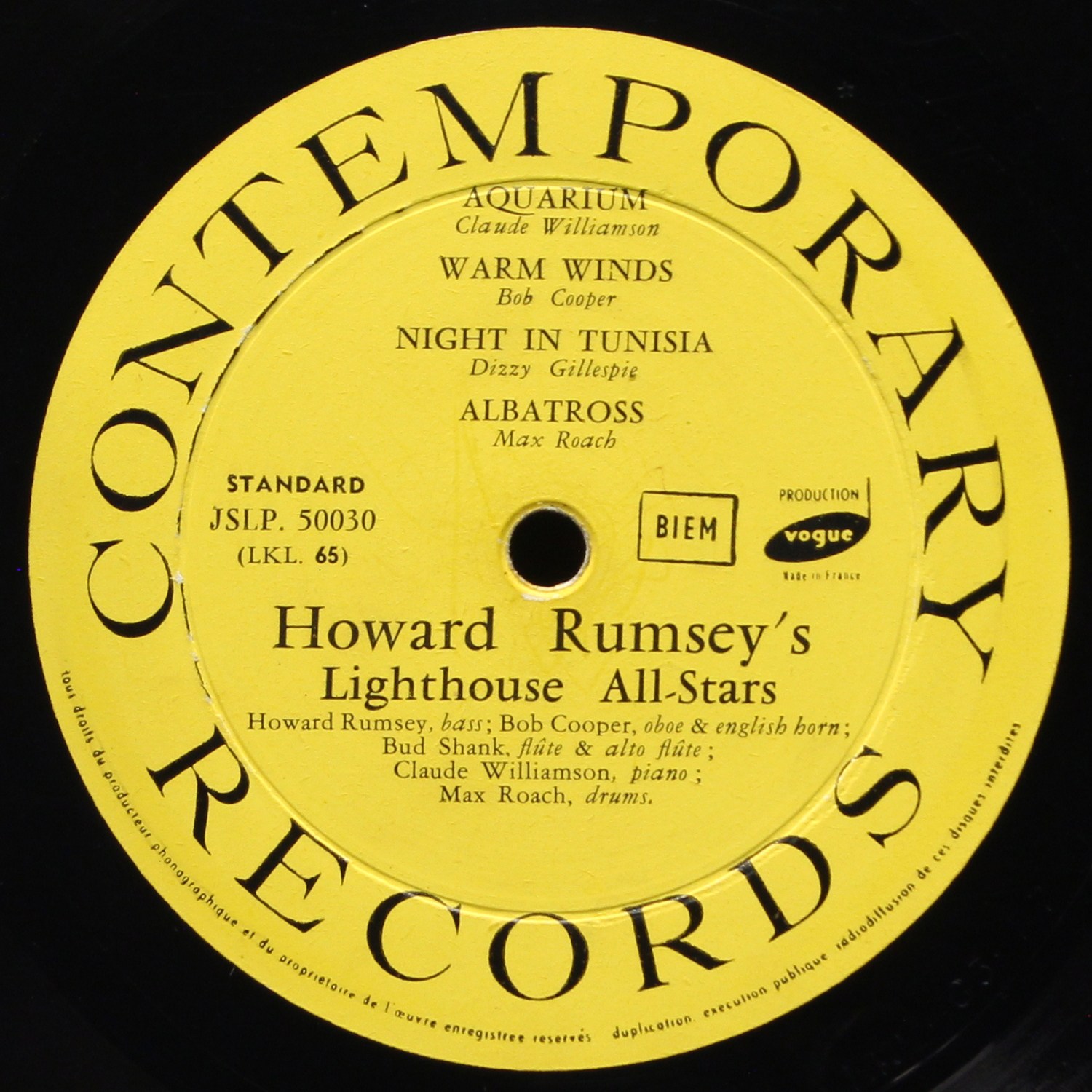 LP Howard Rumsey's Lighthouse All-Stars — Volume 4 (моно) фото 3