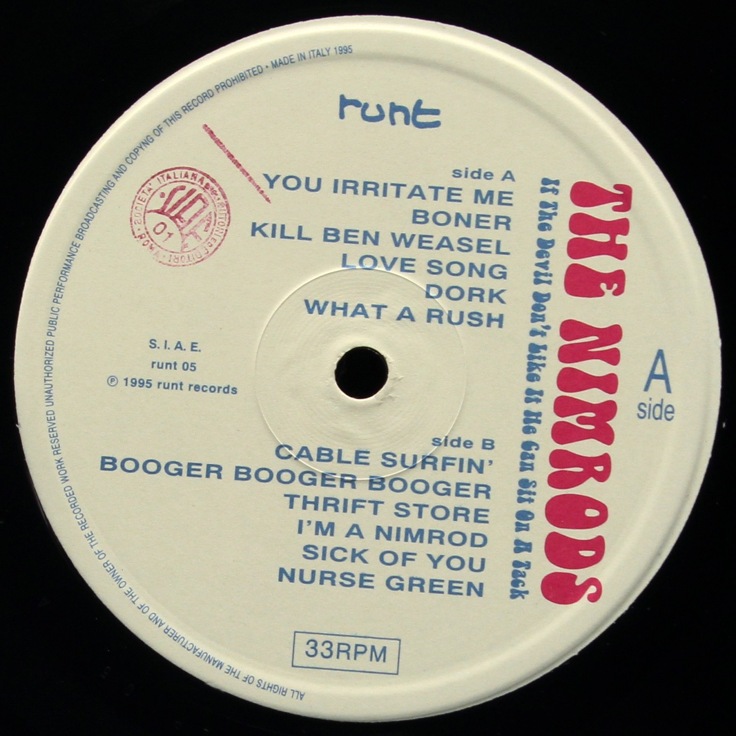 LP Nimrods — If The Devil Don't Like It He Can Sit On A Tack фото 2