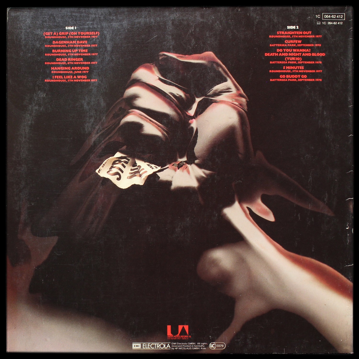 LP Stranglers — Live (X Cert) фото 2