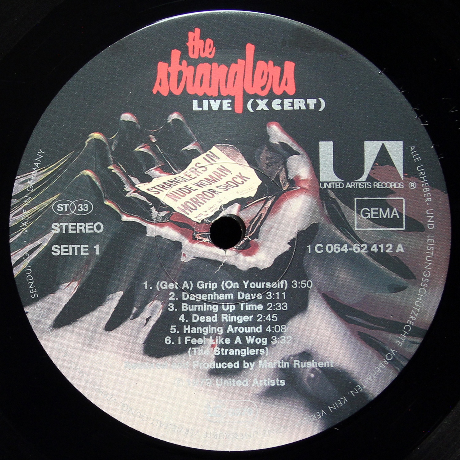 LP Stranglers — Live (X Cert) фото 3