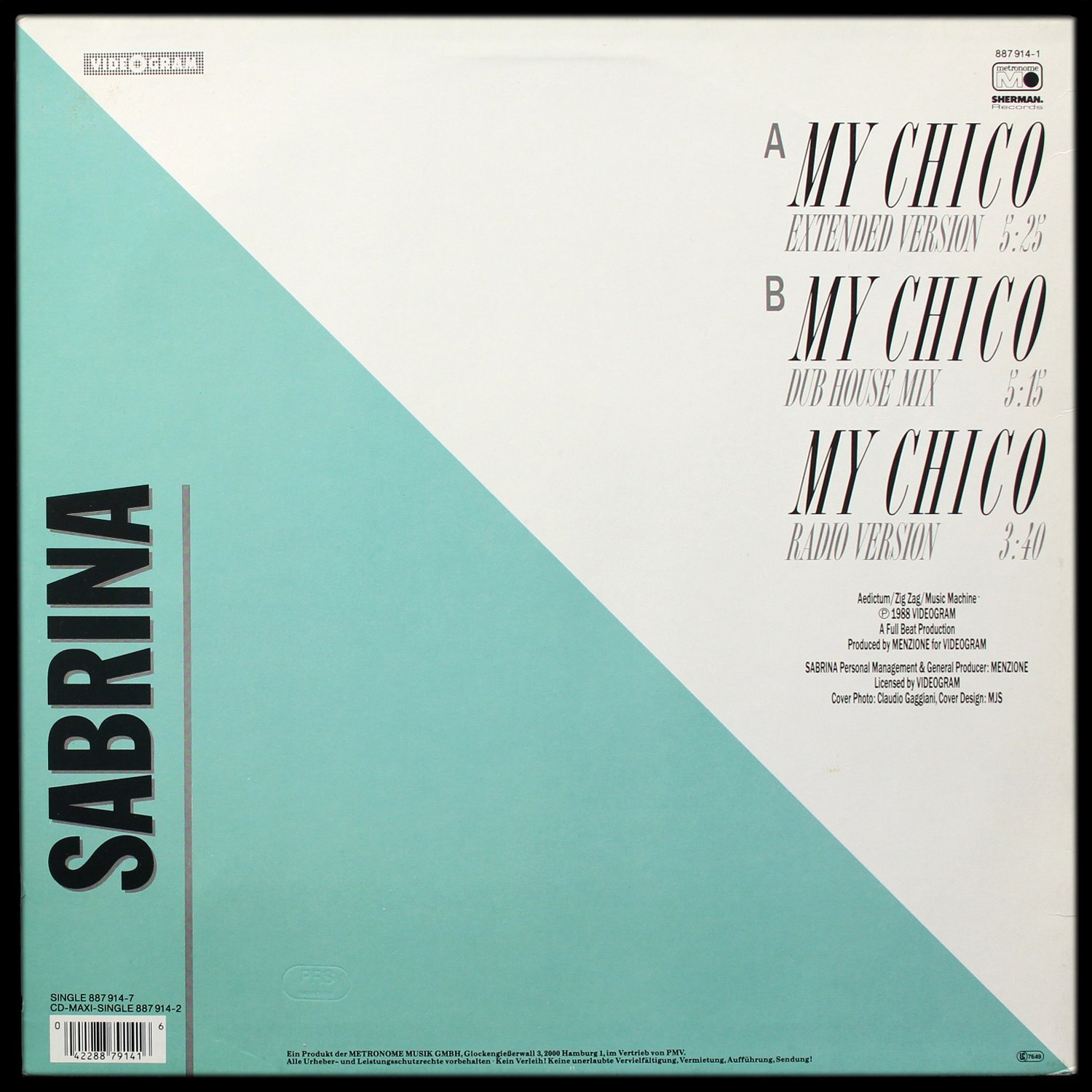 LP Sabrina — My Chico (макси сингл) фото 2