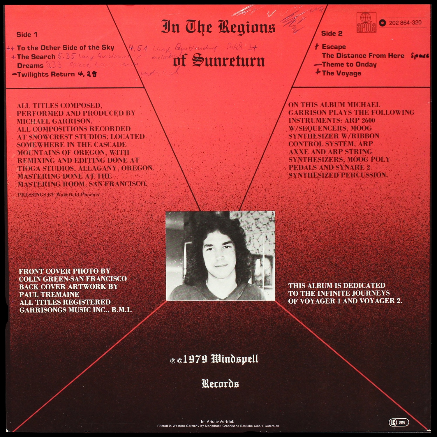 LP Michael Garrison — In The Regions Of Sunreturn фото 2