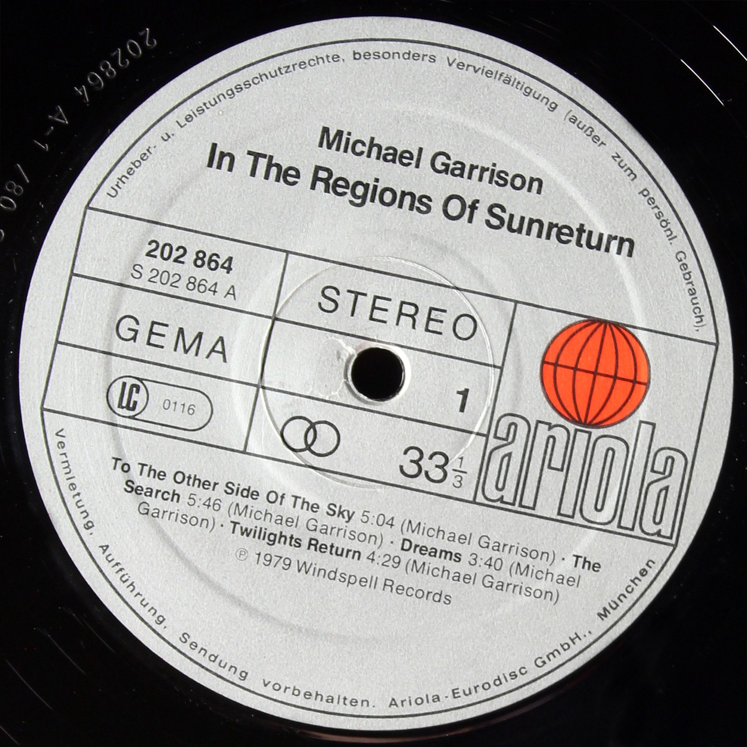 LP Michael Garrison — In The Regions Of Sunreturn фото 3