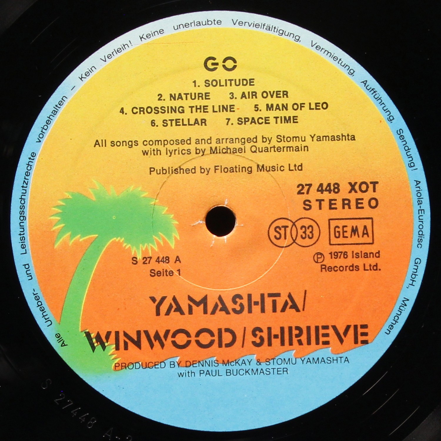 LP Stomu Yamashta — Go (+ буклет) фото 3