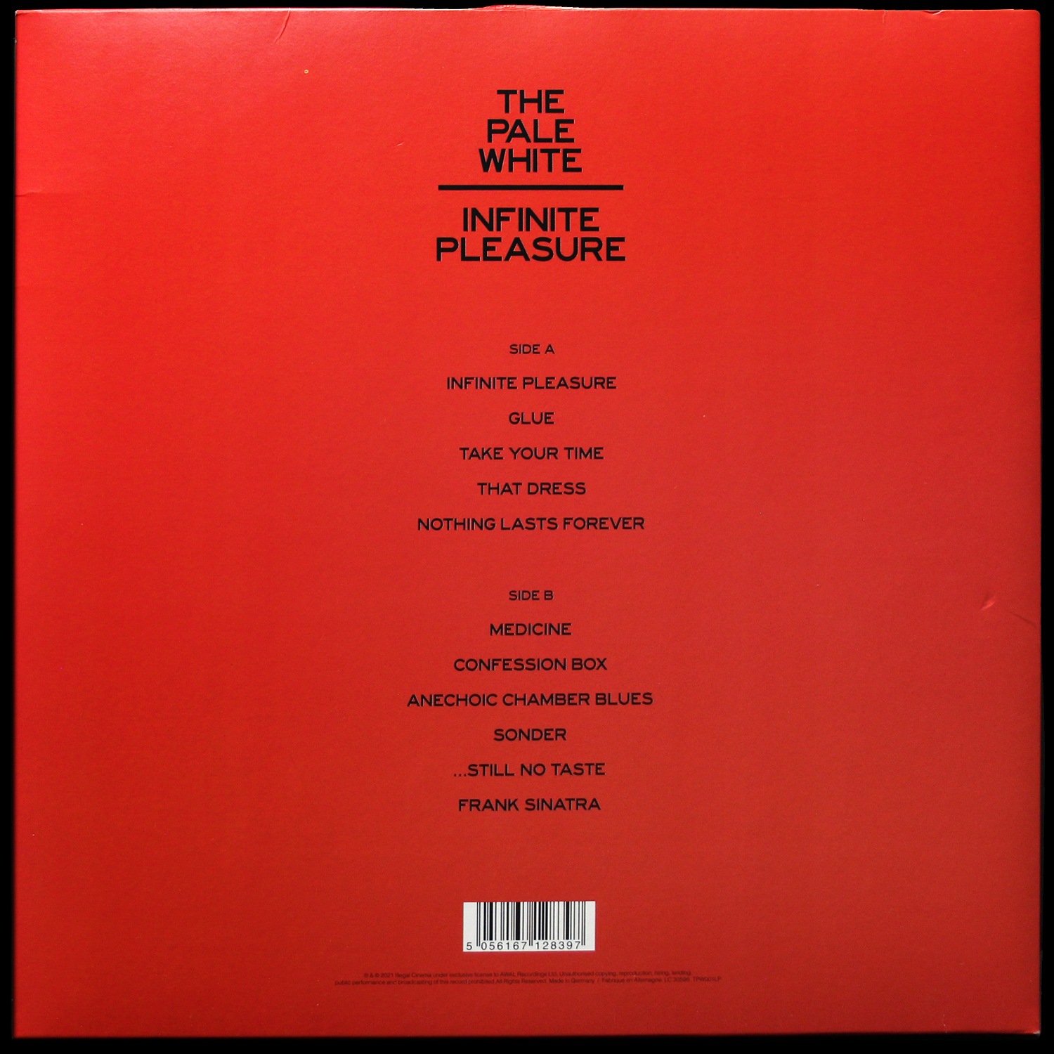 LP Pale White — Infinite Pleasure фото 2