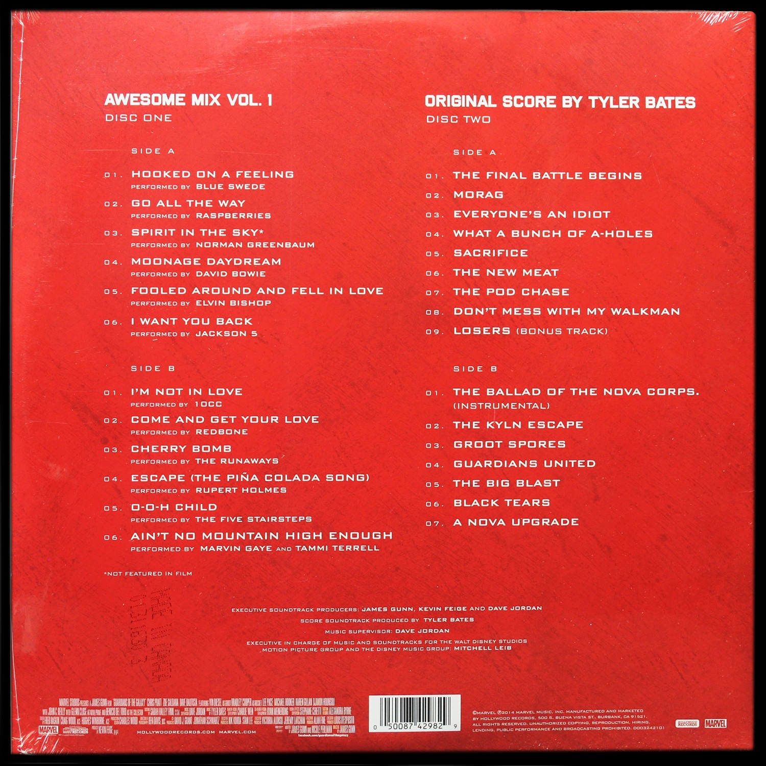 LP V/A — Guardians Of The Galaxy (2LP,  цветной винил) фото 2