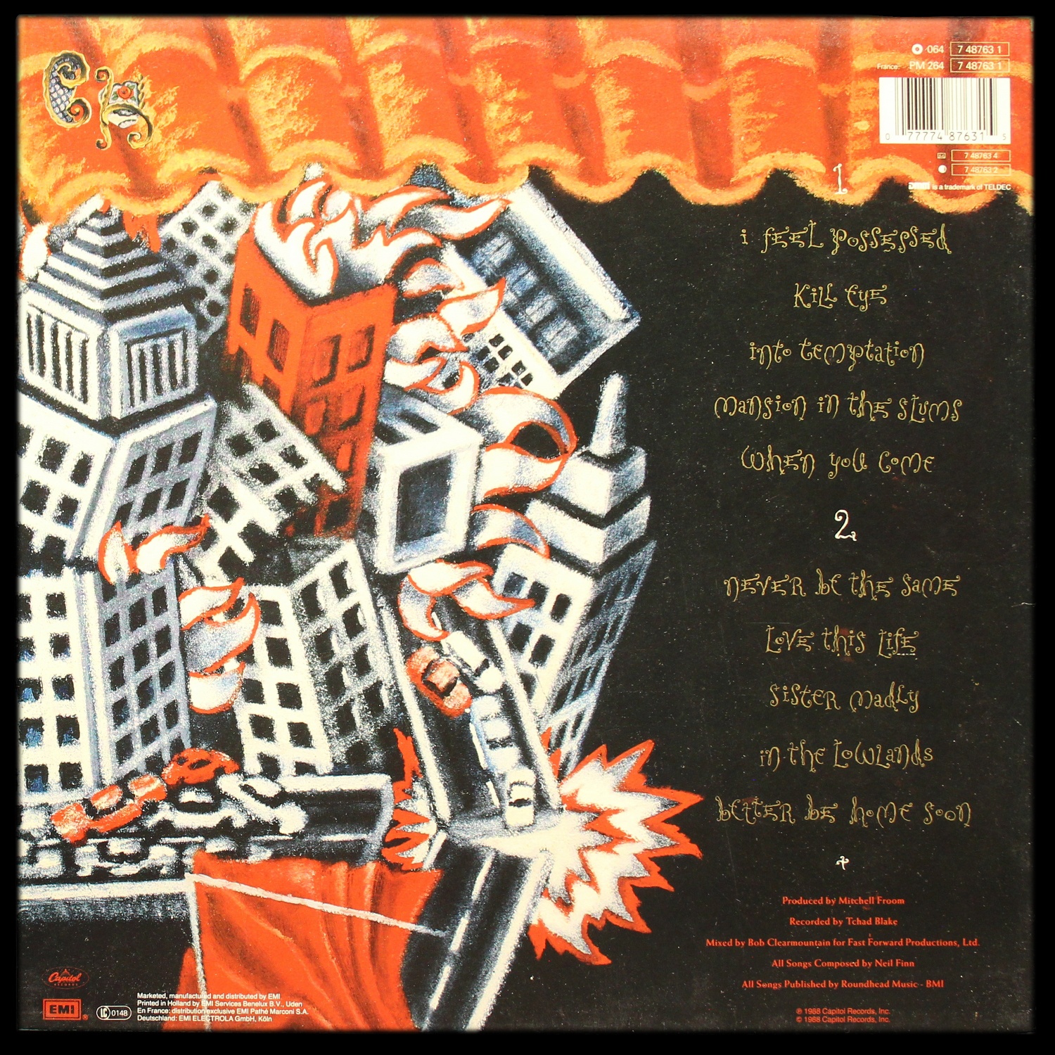 LP Crowded House — Temple Of Low Men фото 2